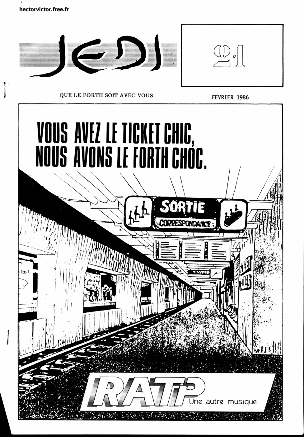 Première page de jedi numero21