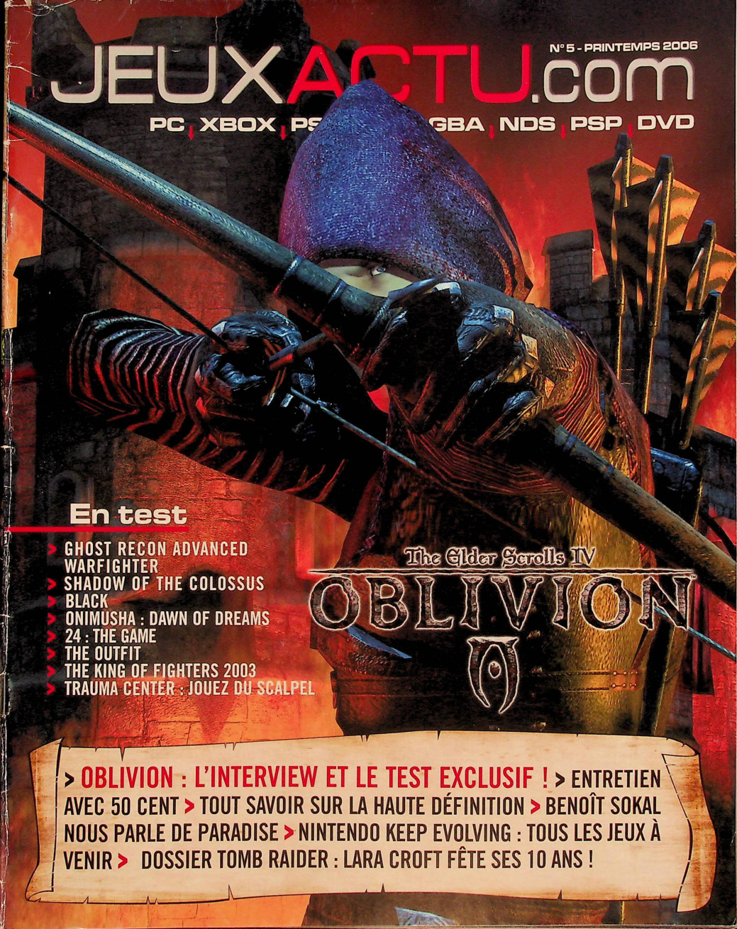 Première page de jeuxactucom numero05