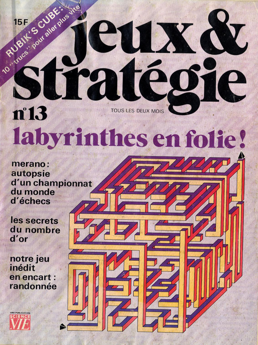 Première page de jeuxetstrategie numero013