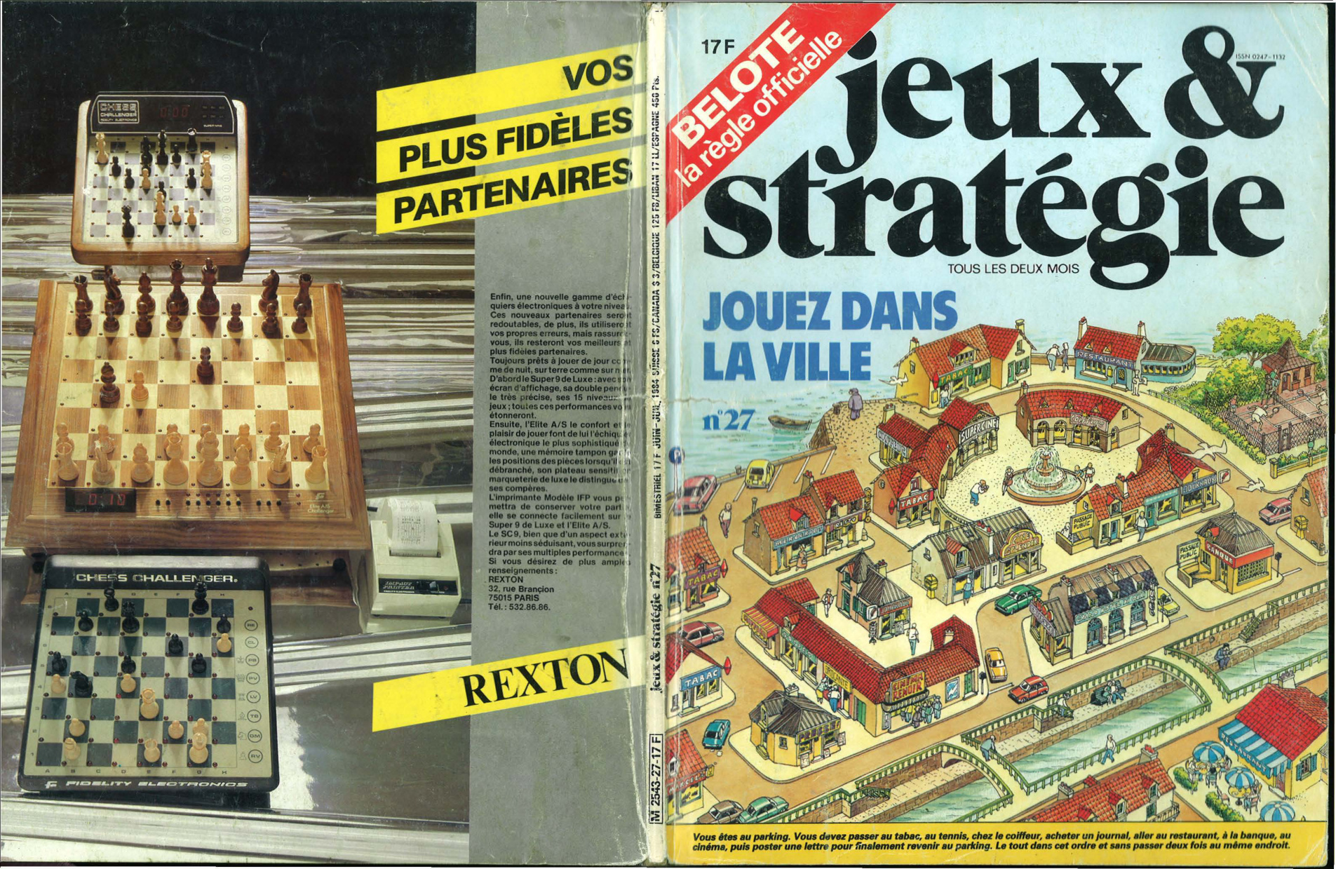 Première page de jeuxetstrategie numero027