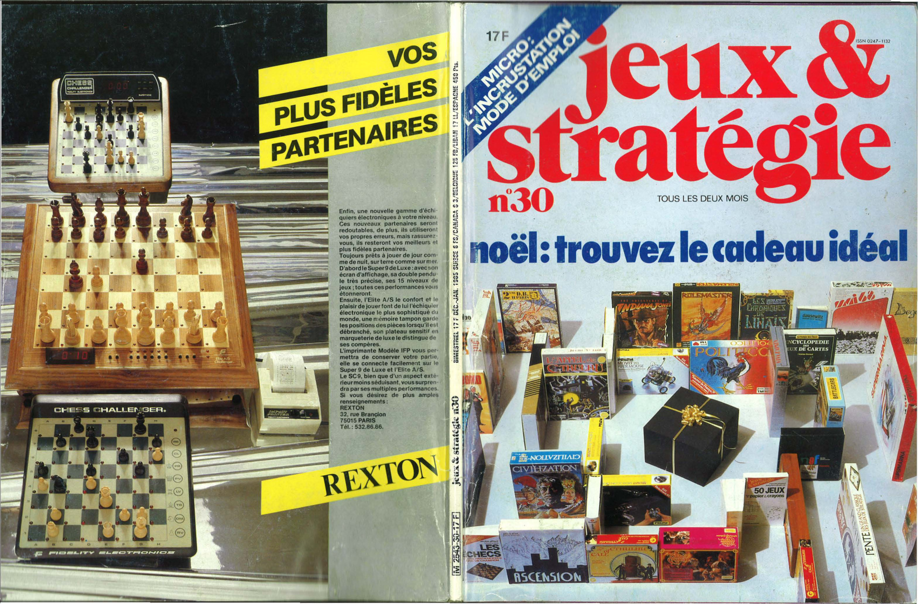 Première page de jeuxetstrategie numero030