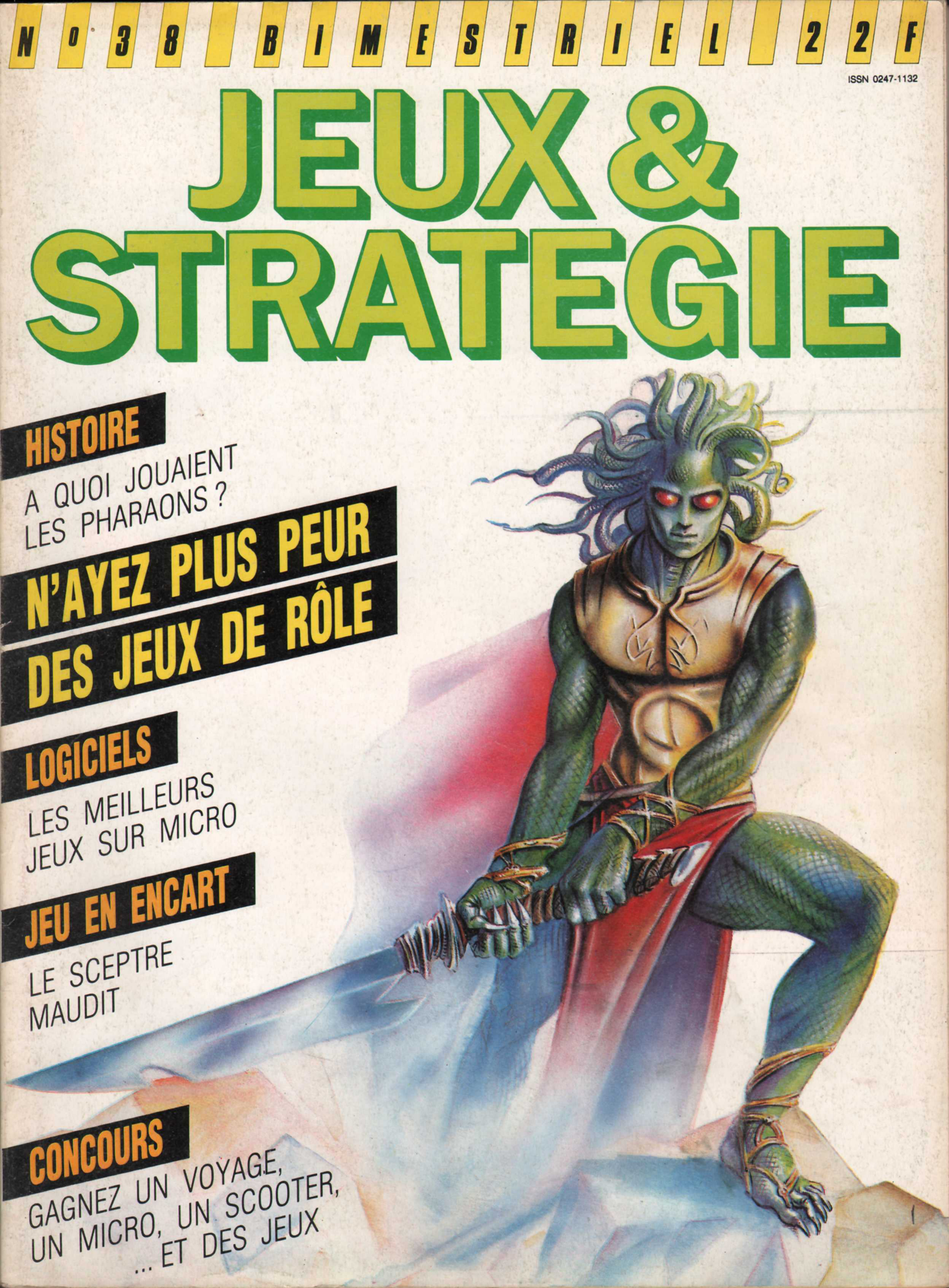 Première page de jeuxetstrategie numero038