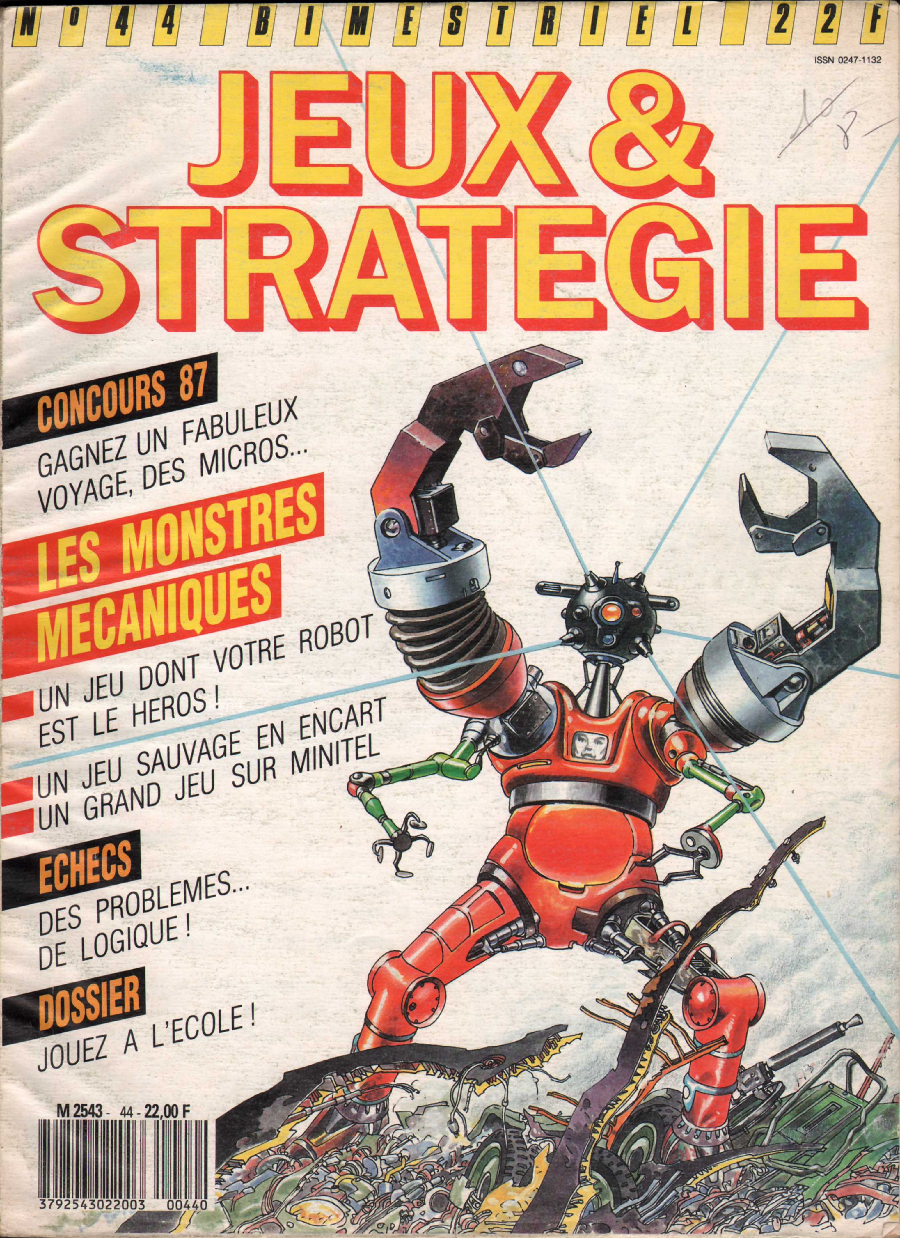 Première page de jeuxetstrategie numero044