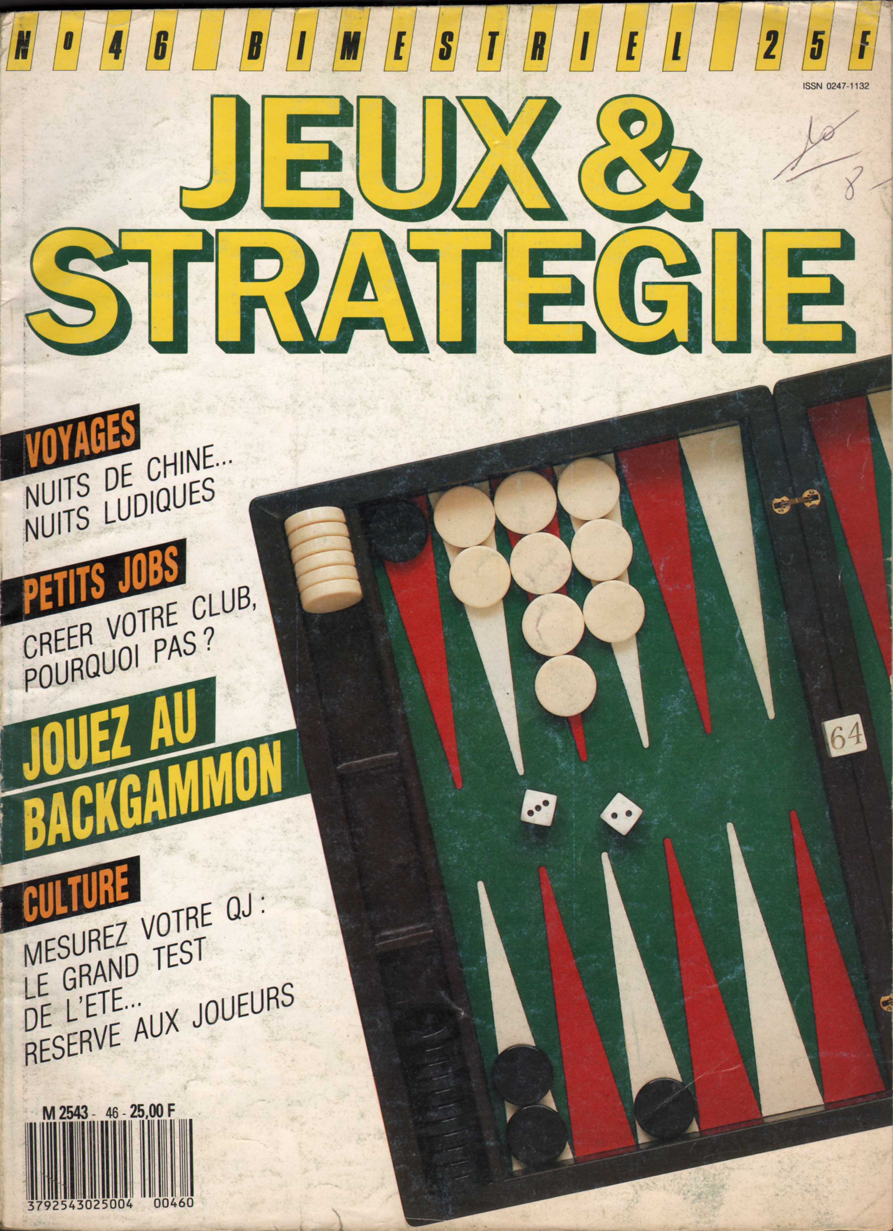 Première page de jeuxetstrategie numero046