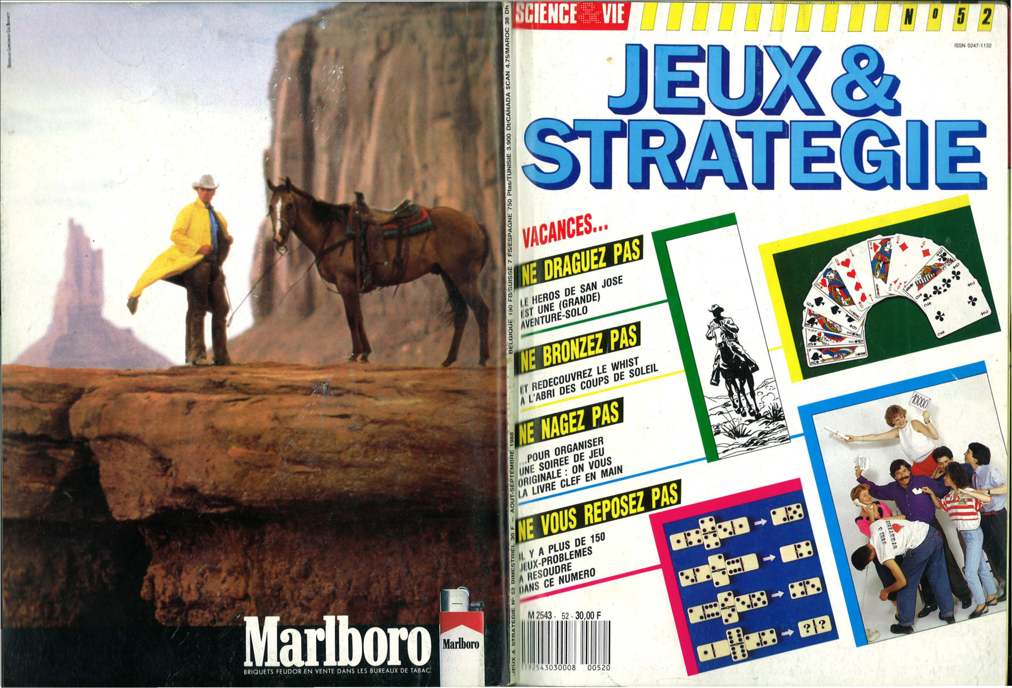 Première page de jeuxetstrategie numero052