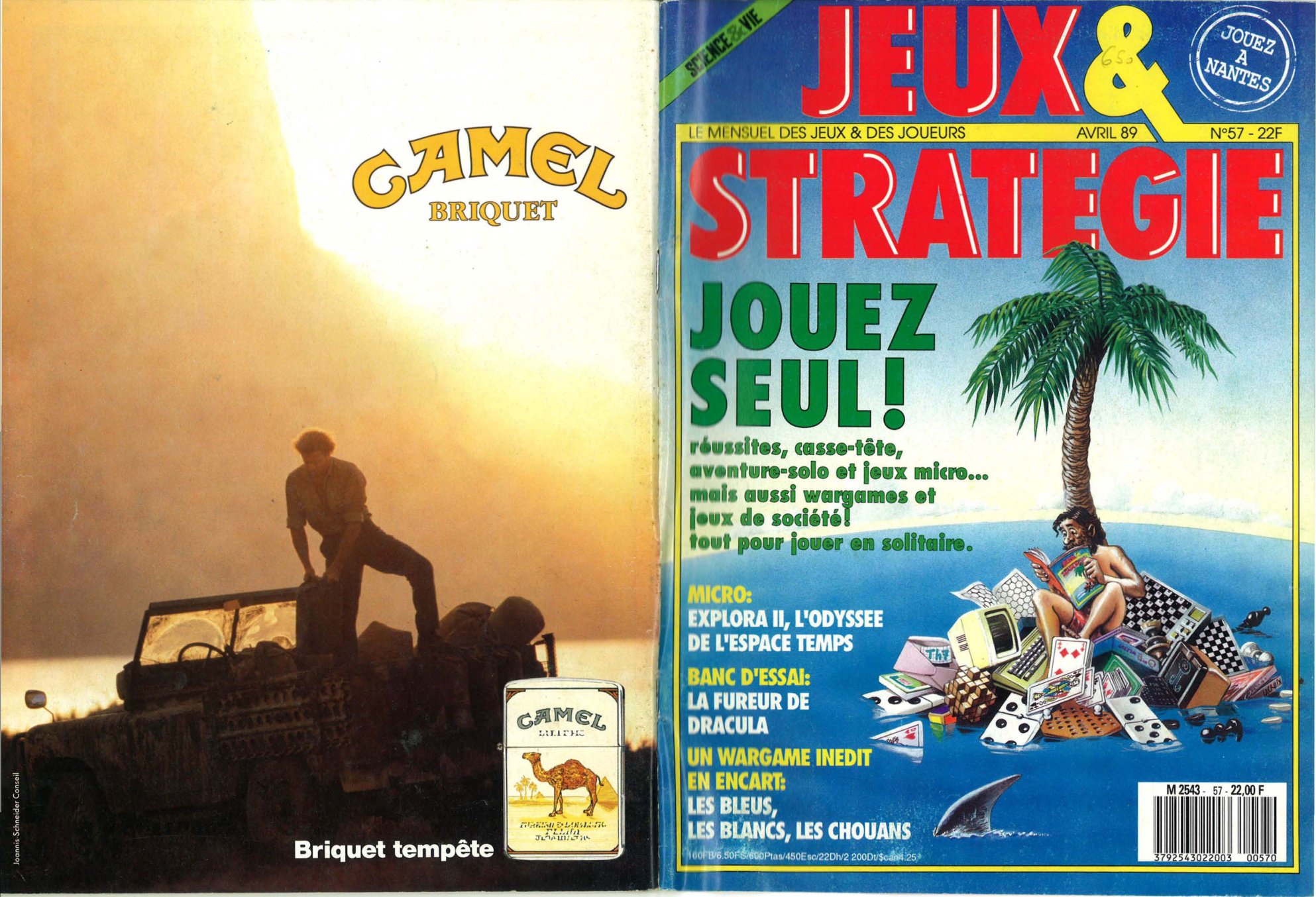 Première page de jeuxetstrategie numero057