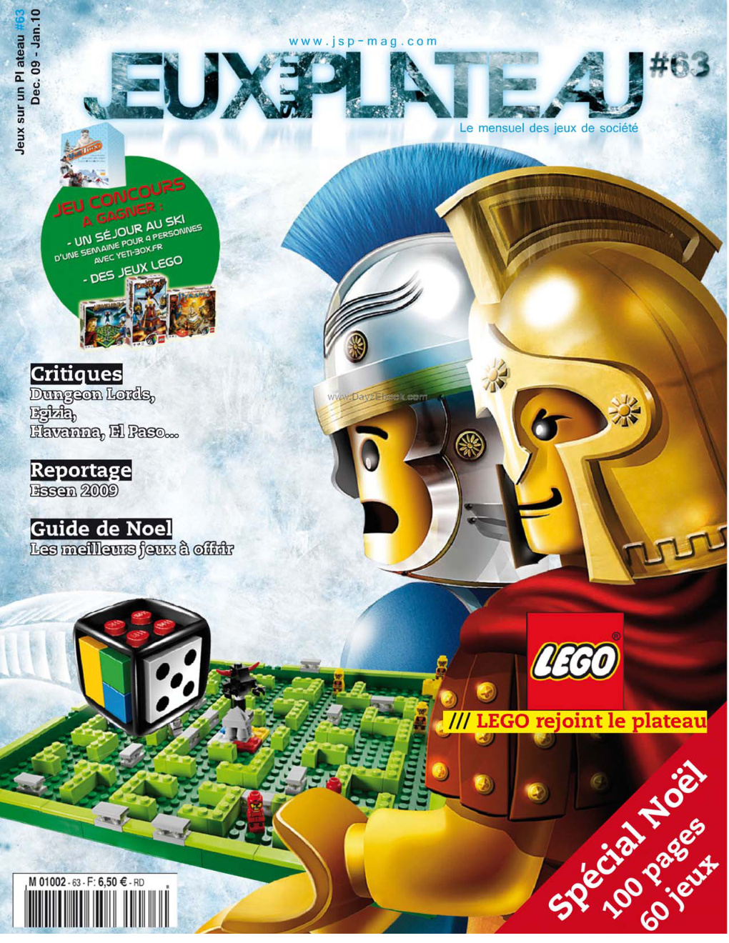 Première page de jeuxsurun Plateau numero063