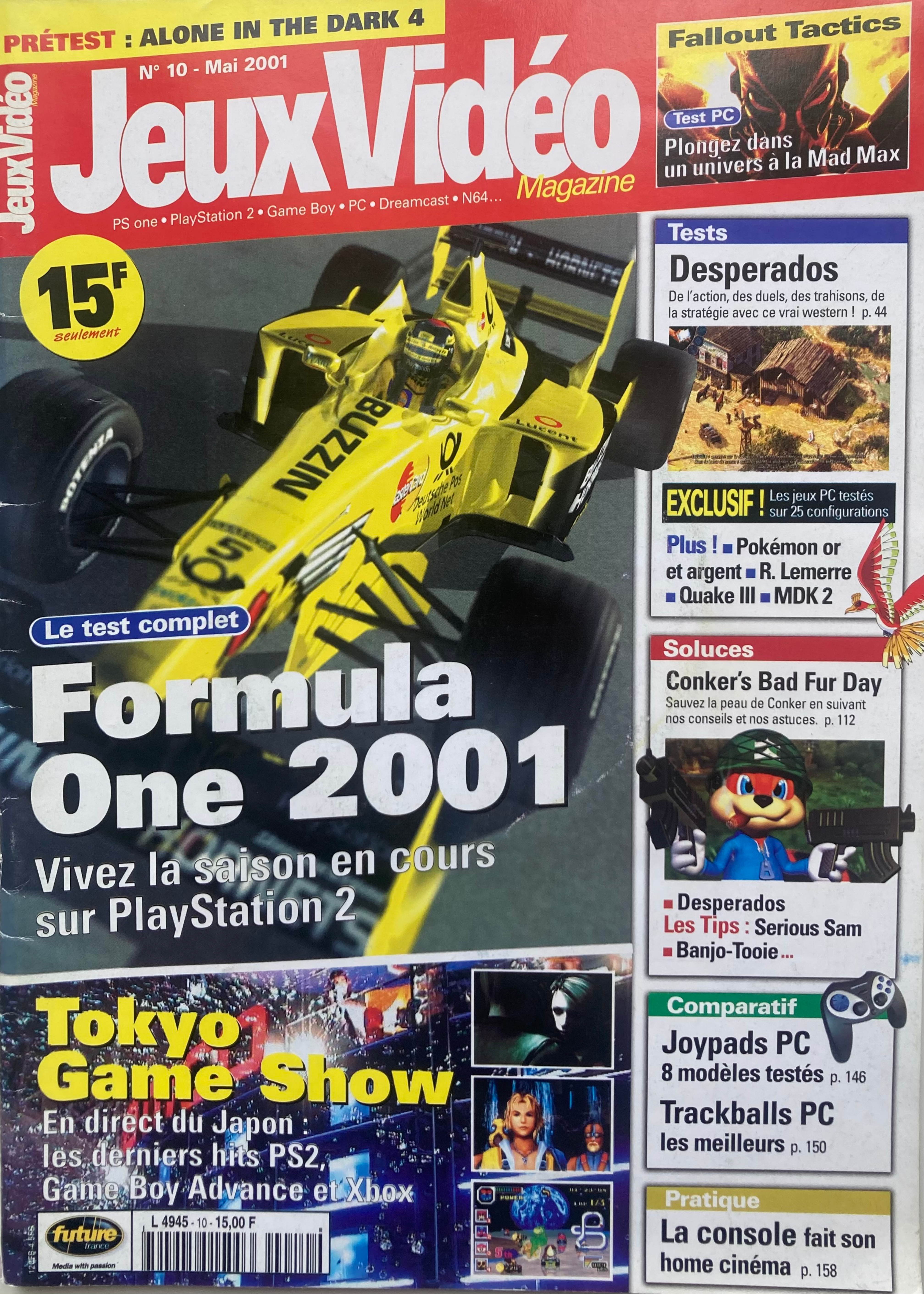 Première page de jeuxvideomagazine numero010