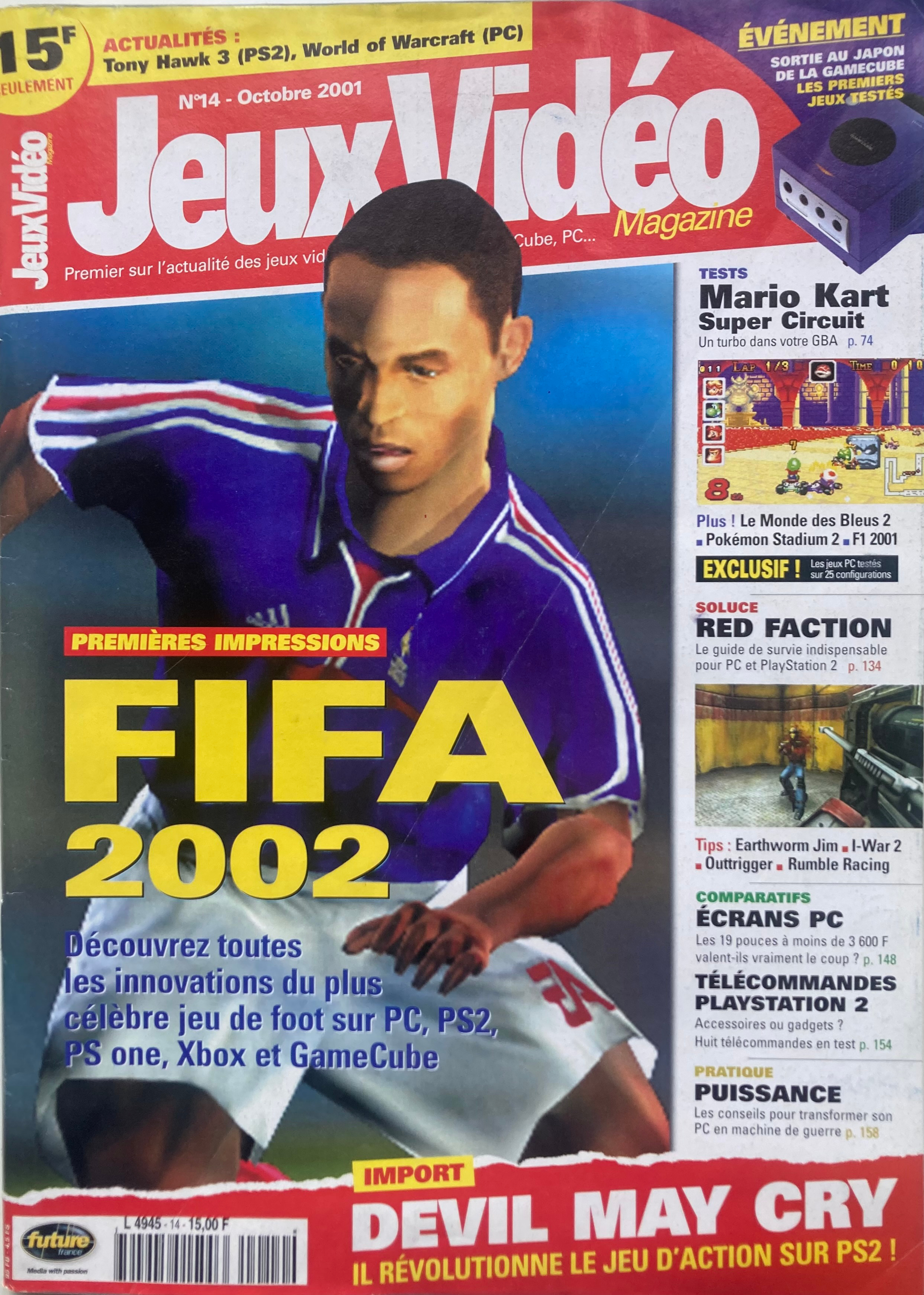 Première page de jeuxvideomagazine numero014