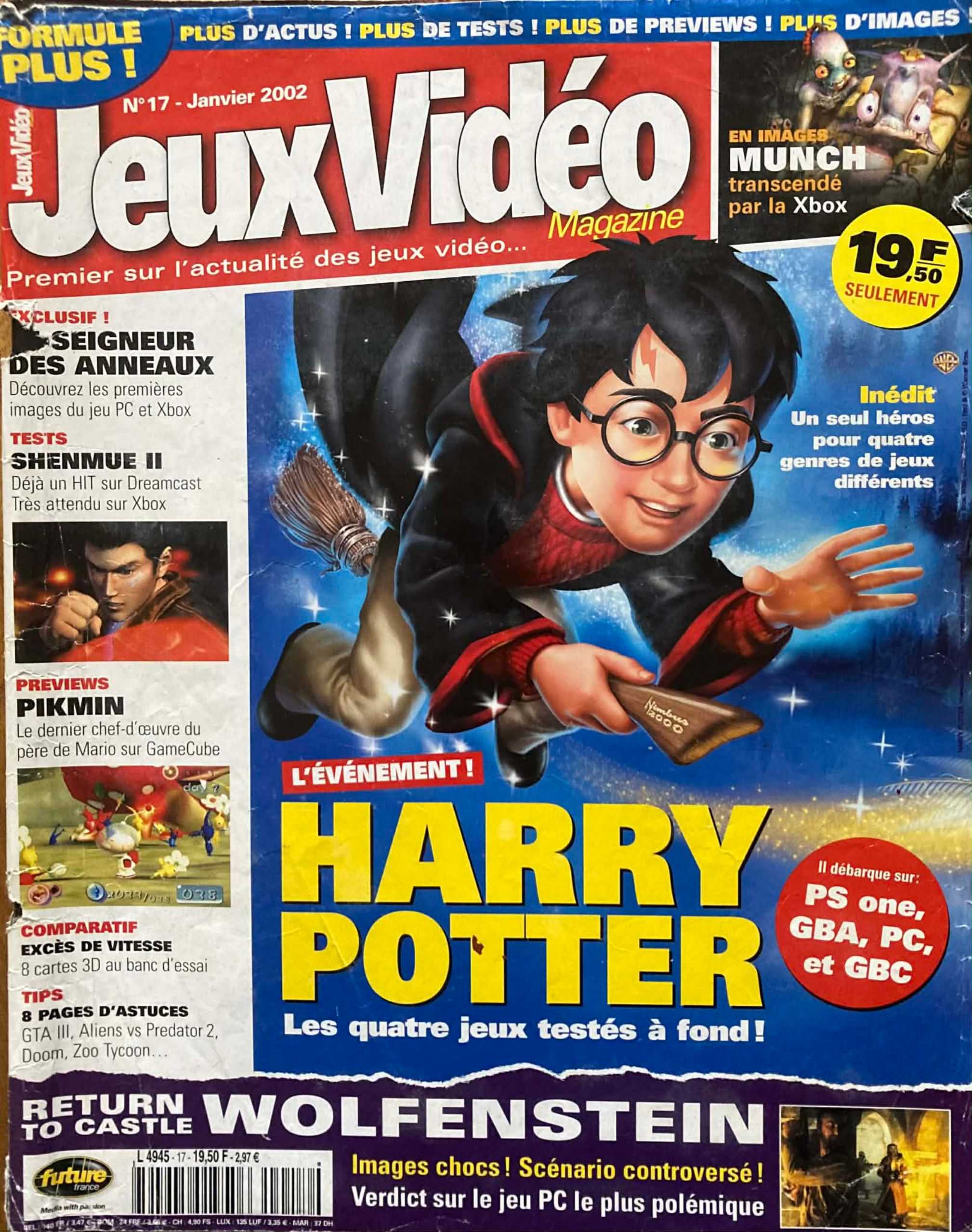 Première page de jeuxvideomagazine numero017