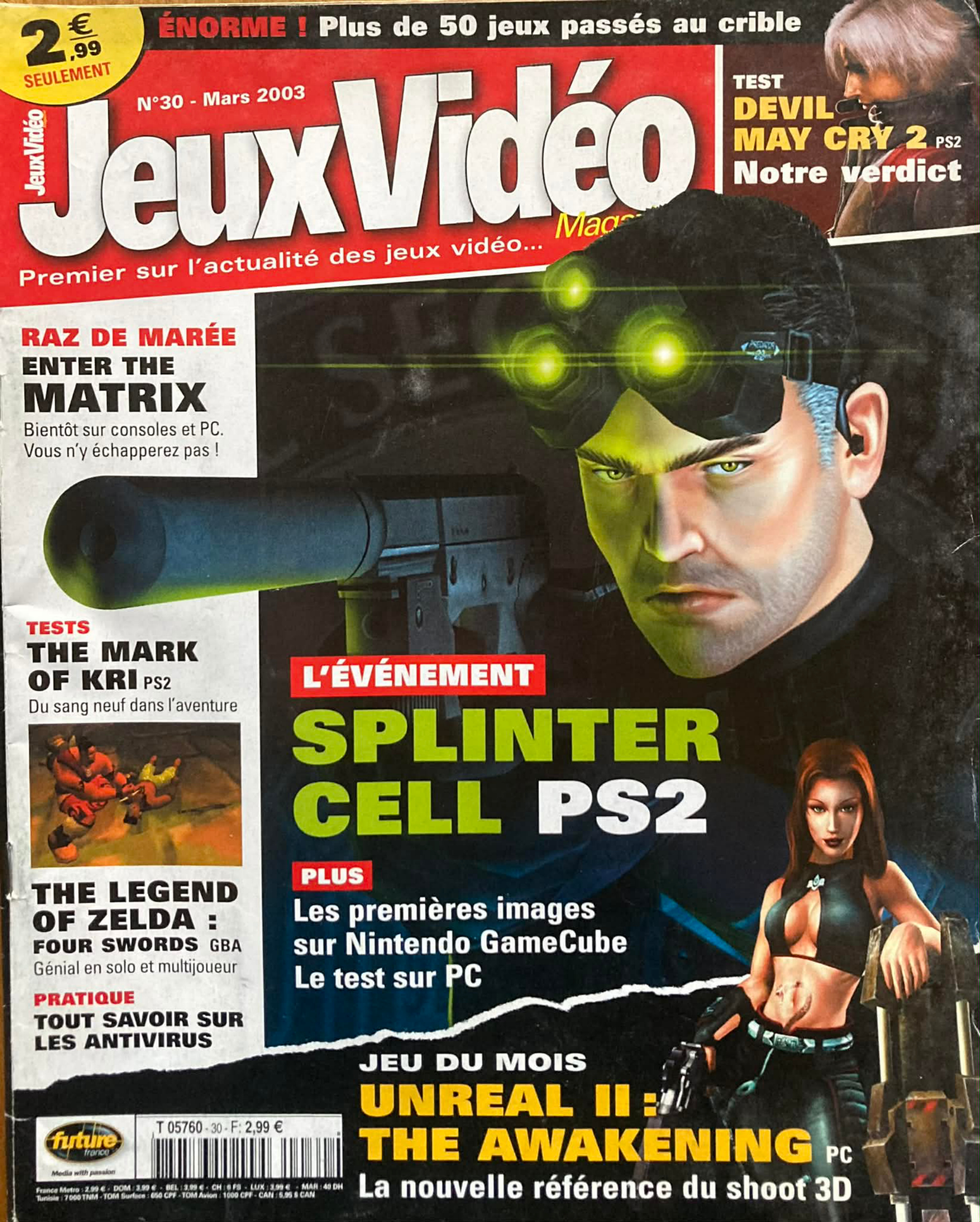 Première page de jeuxvideomagazine numero030