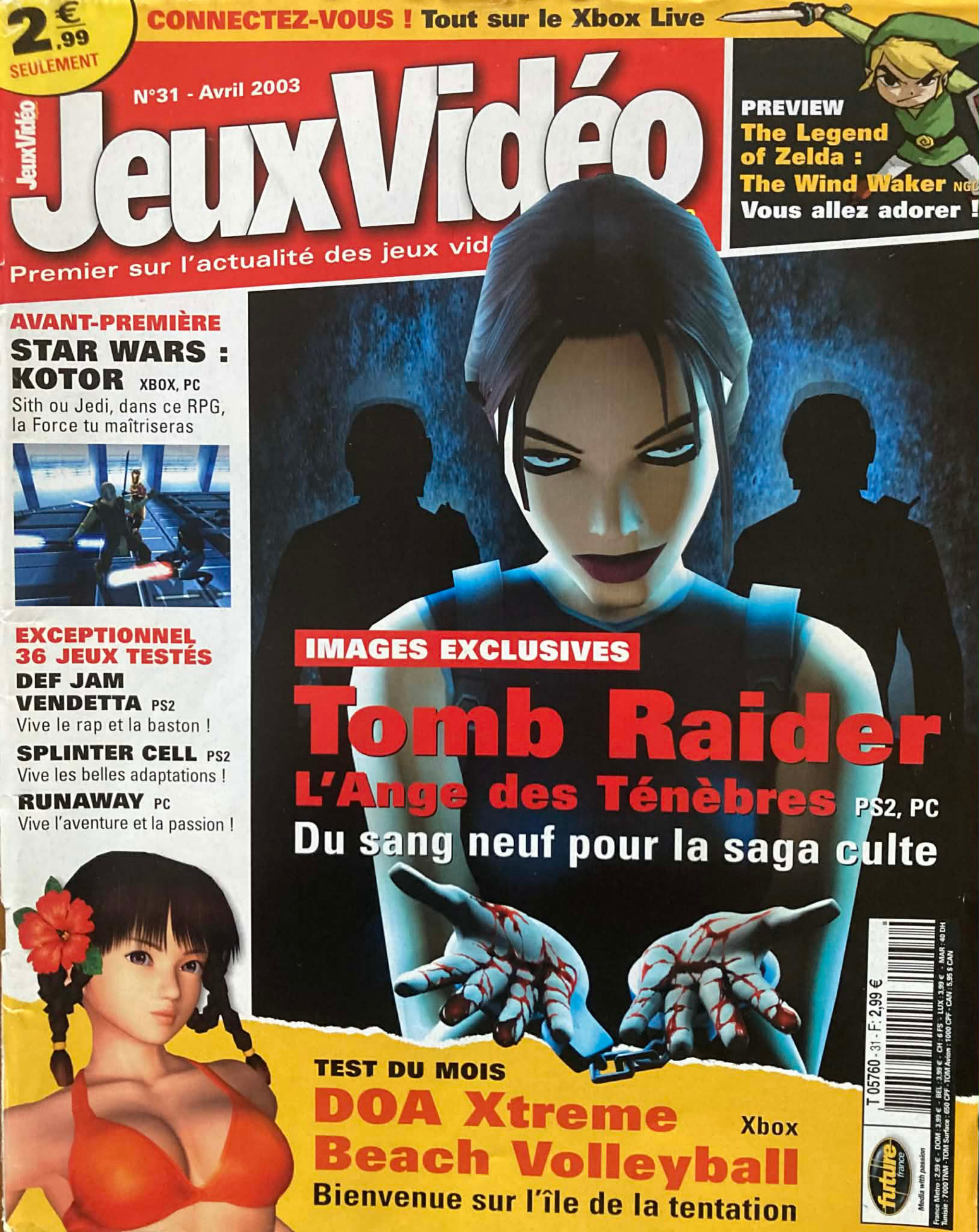 Première page de jeuxvideomagazine numero031
