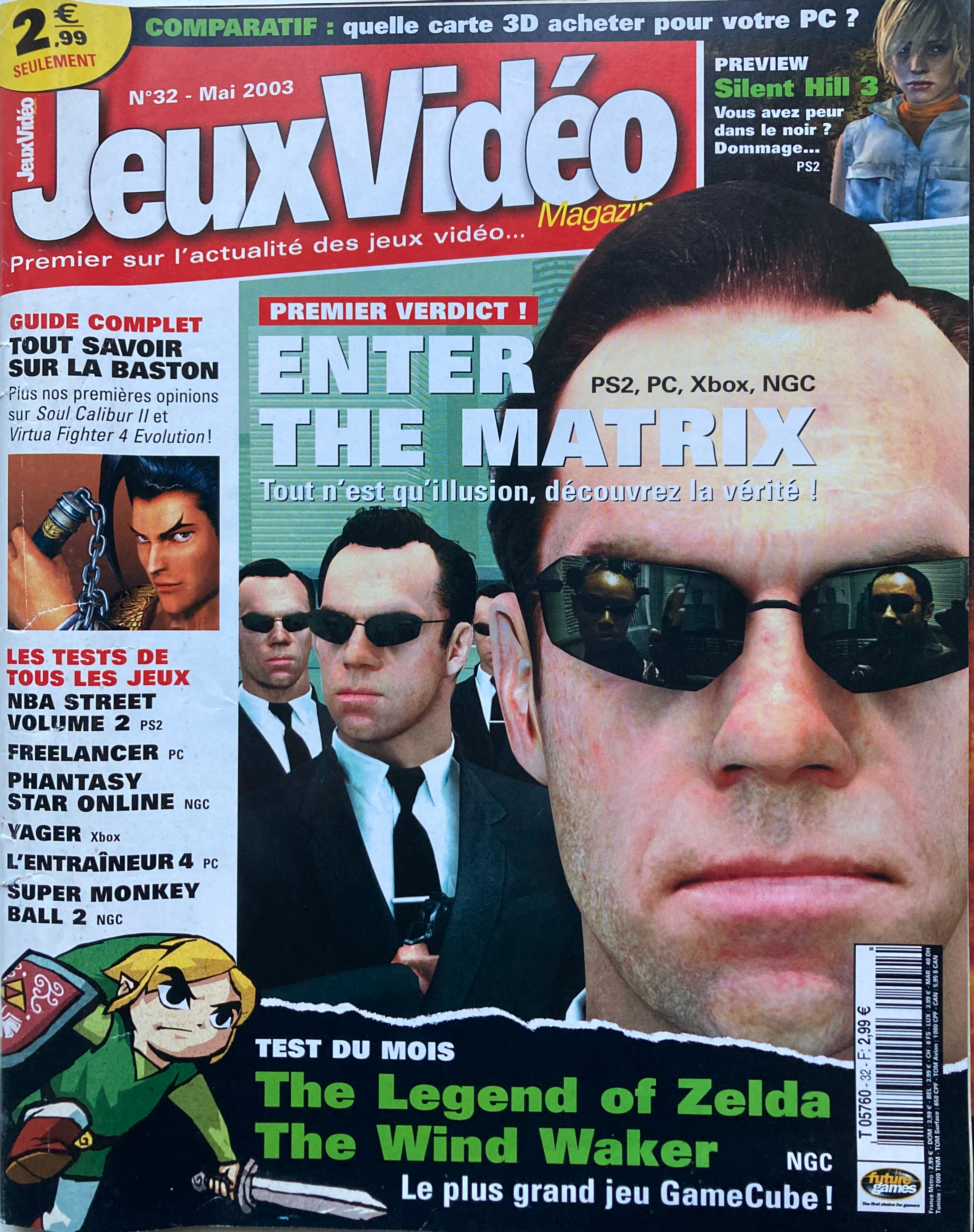 Première page de jeuxvideomagazine numero032