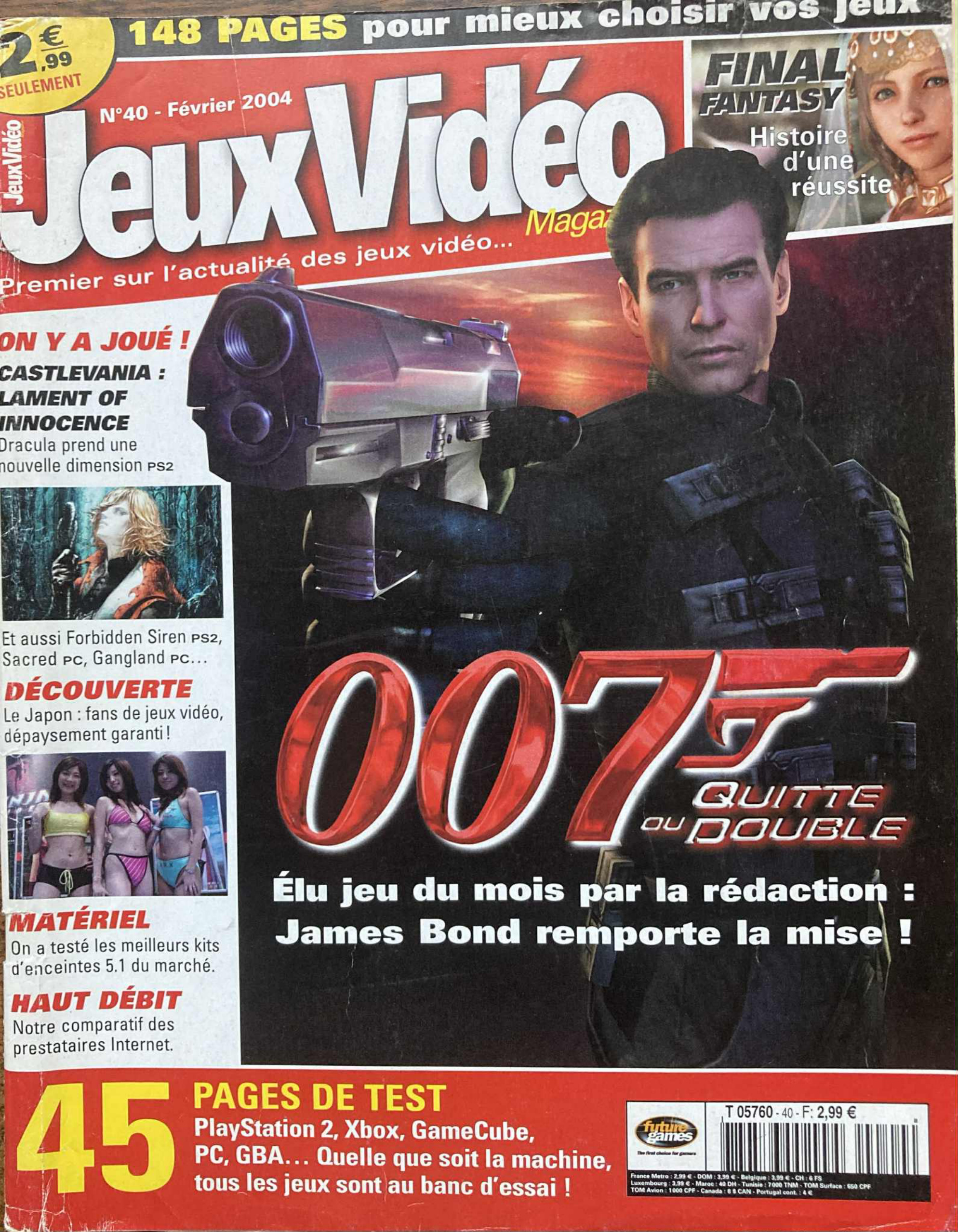 Première page de jeuxvideomagazine numero040