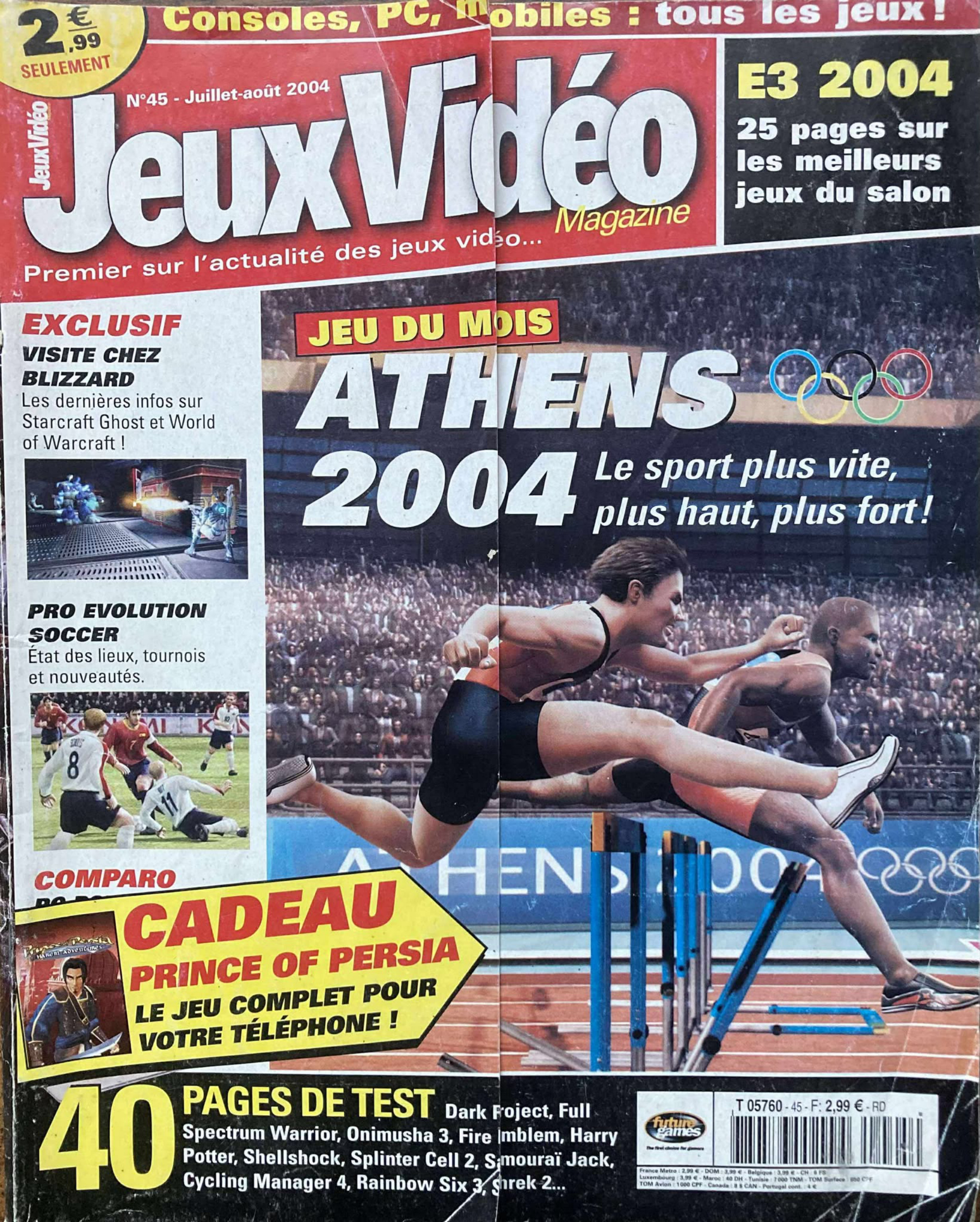 Première page de jeuxvideomagazine numero045