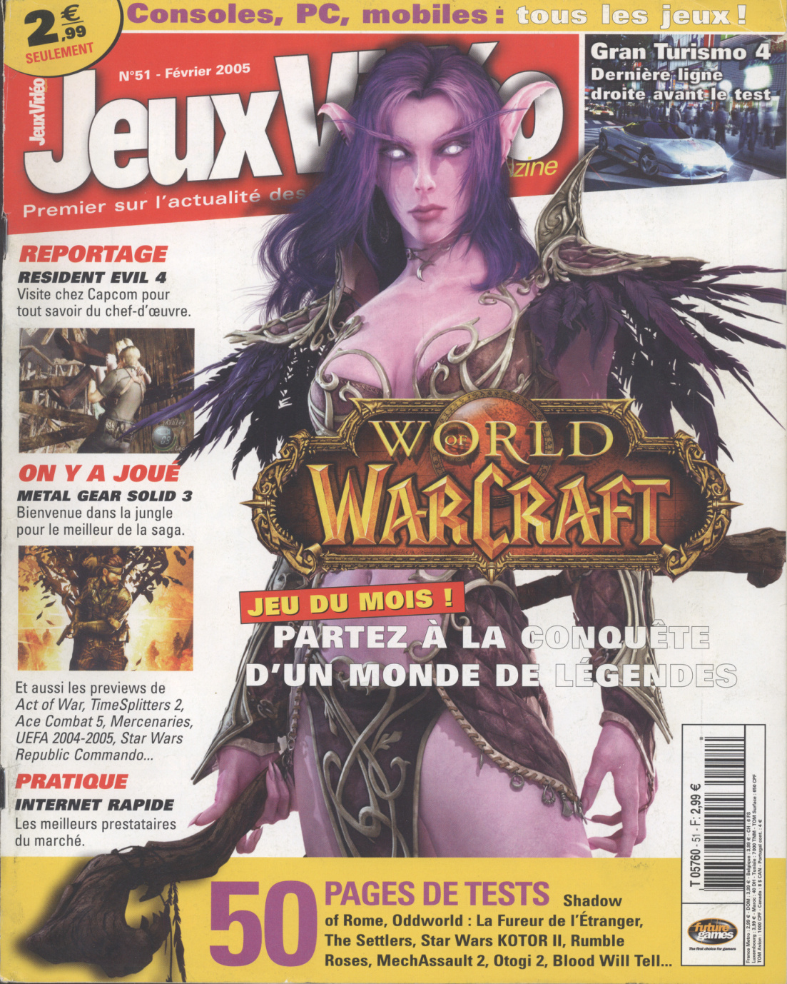 Première page de jeuxvideomagazine numero051