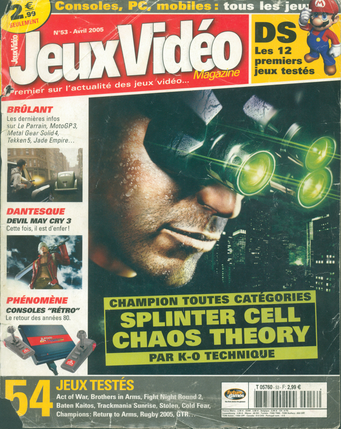 Première page de jeuxvideomagazine numero053