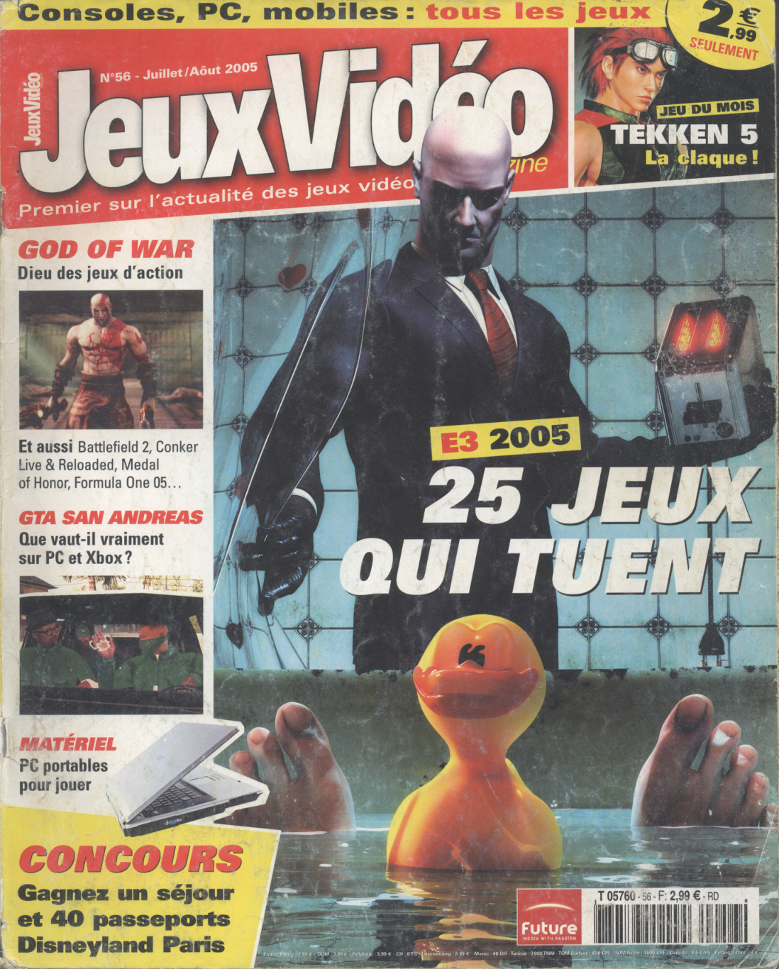 Première page de jeuxvideomagazine numero056