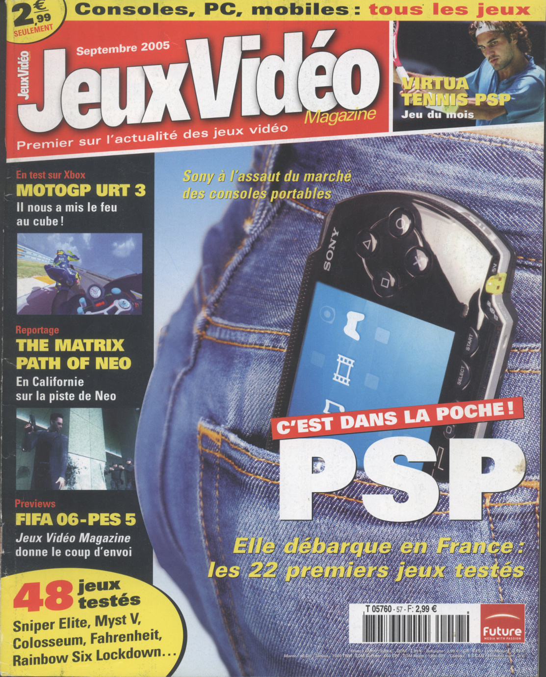 Première page de jeuxvideomagazine numero057