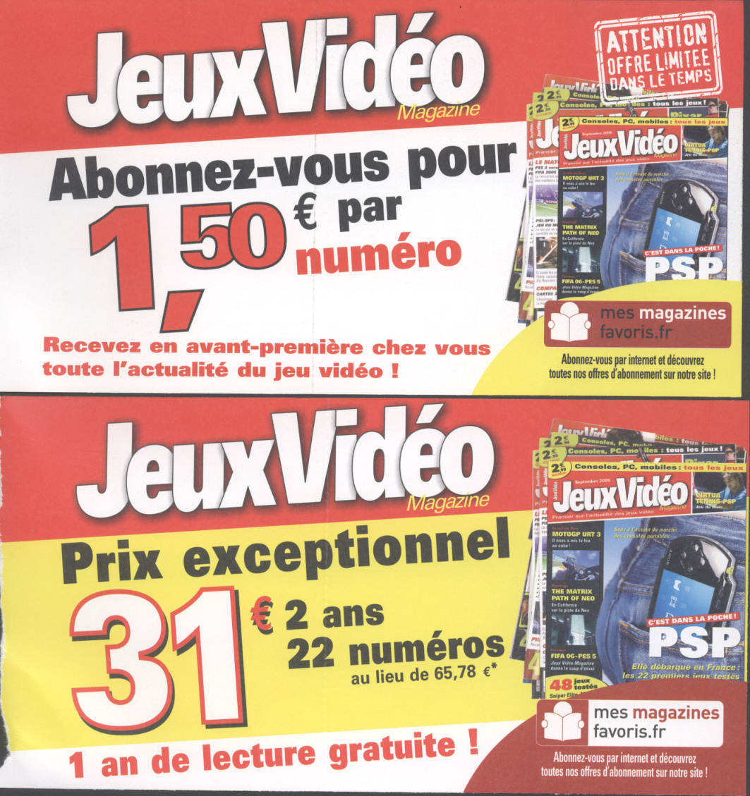 Première page de jeuxvideomagazine numero058