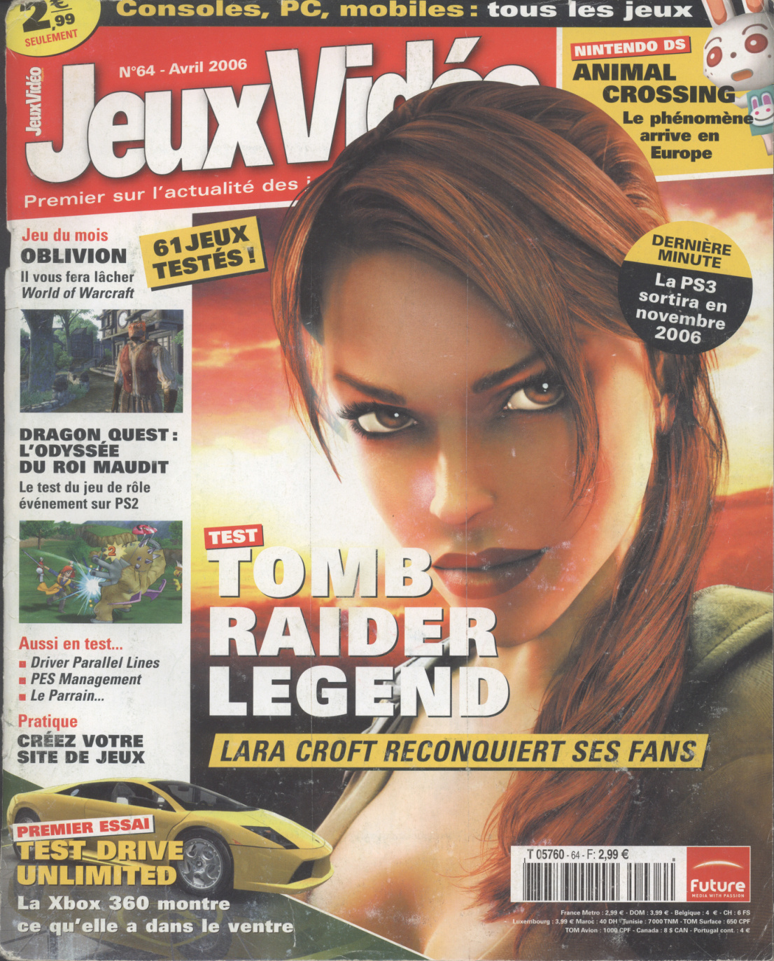 Première page de jeuxvideomagazine numero064