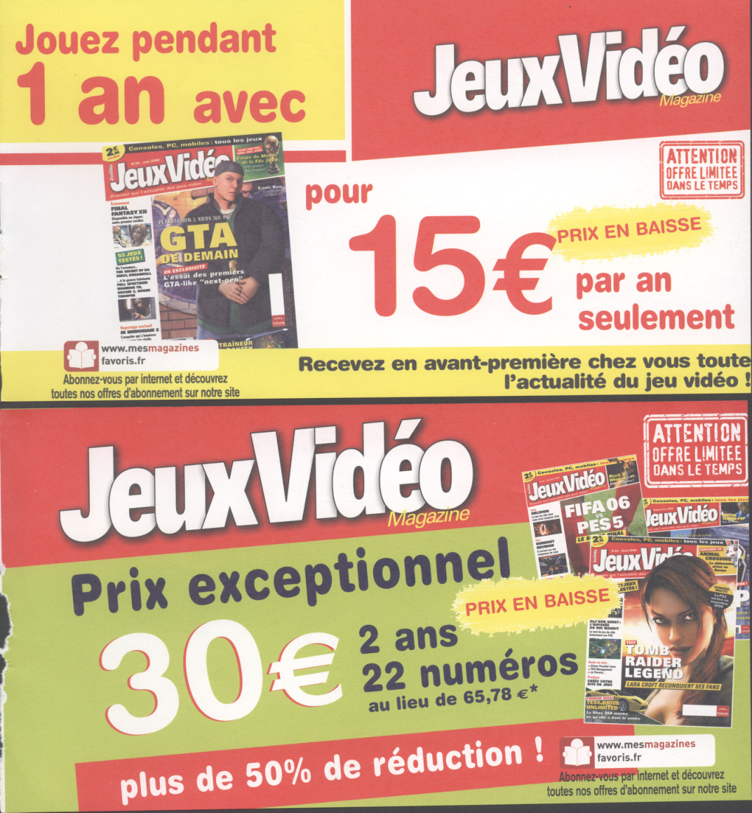 Première page de jeuxvideomagazine numero066