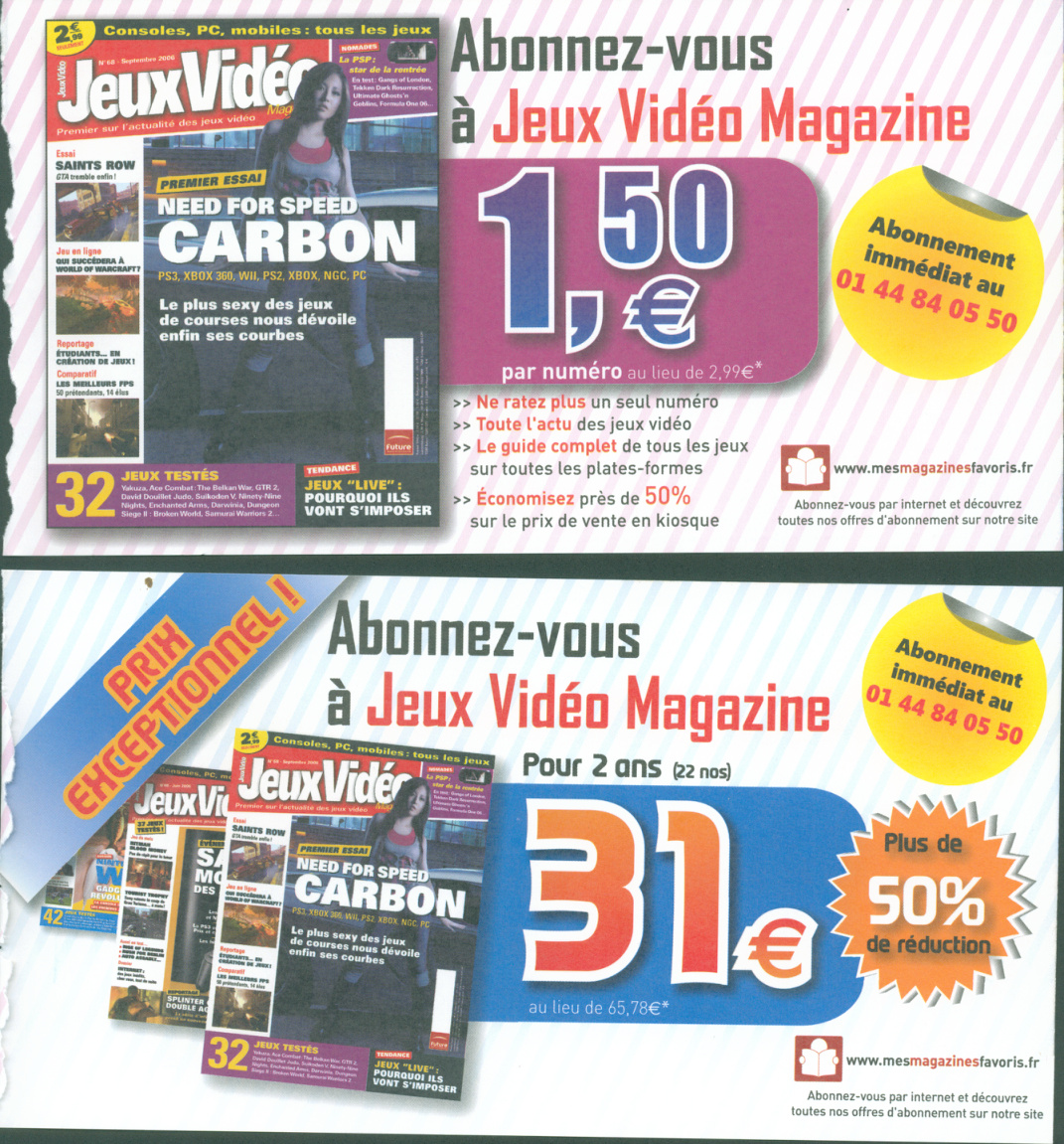 Première page de jeuxvideomagazine numero070