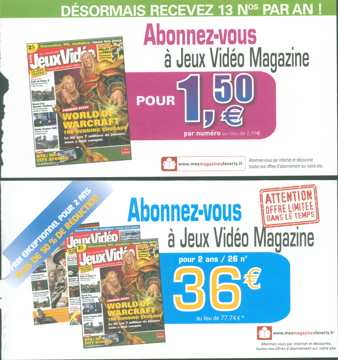Première page de jeuxvideomagazine numero072