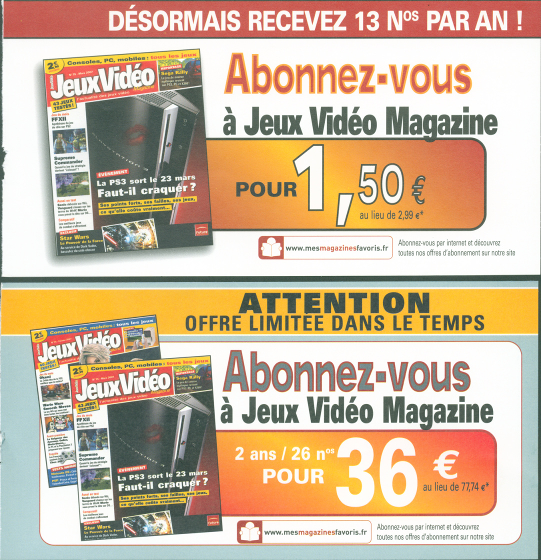 Première page de jeuxvideomagazine numero076