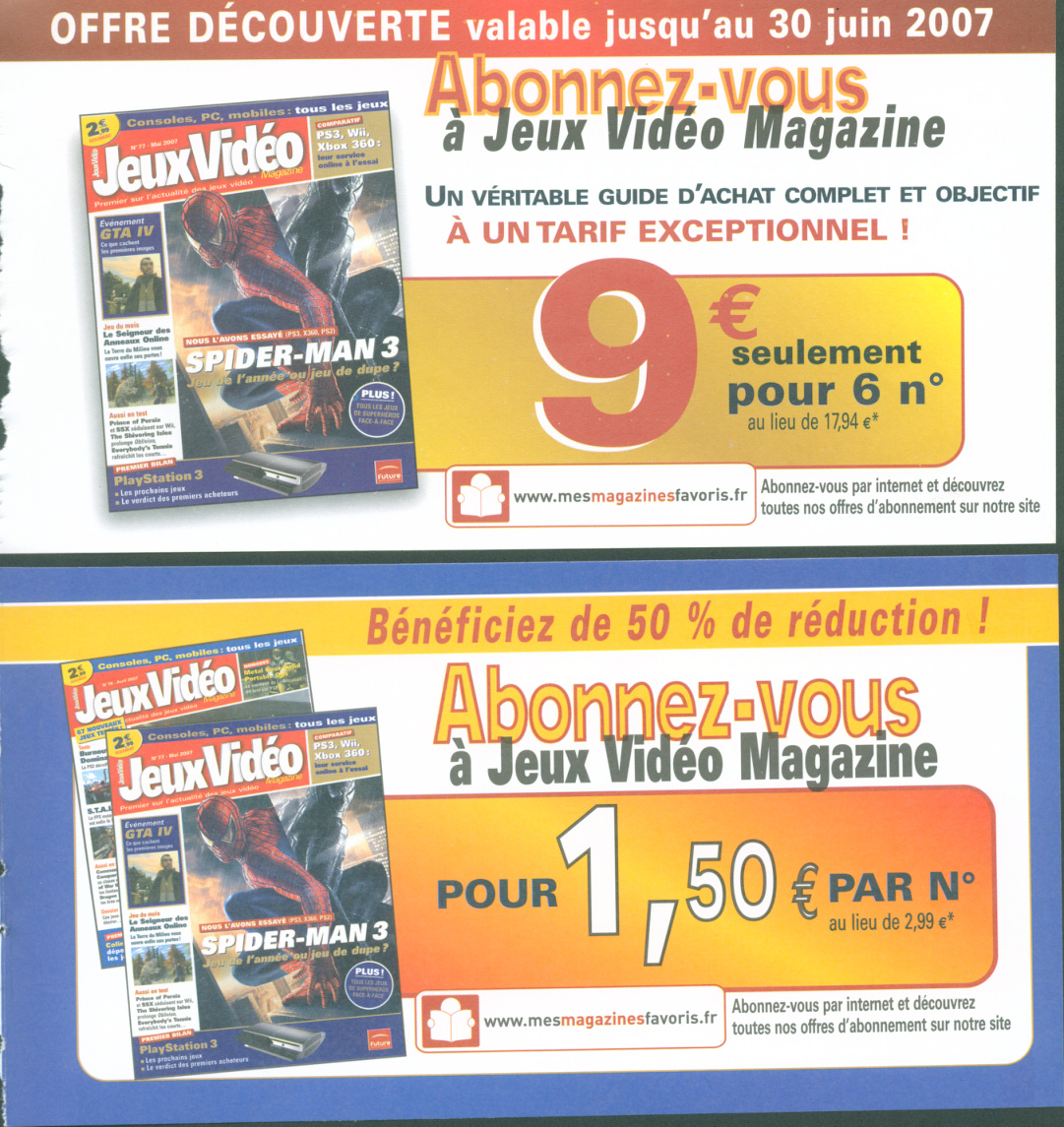 Première page de jeuxvideomagazine numero078