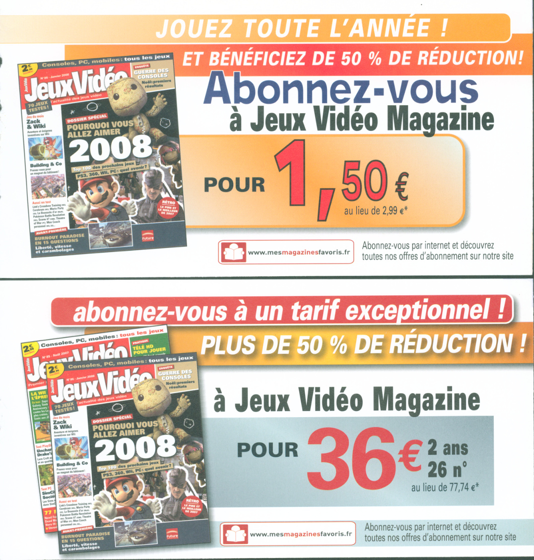 Première page de jeuxvideomagazine numero087