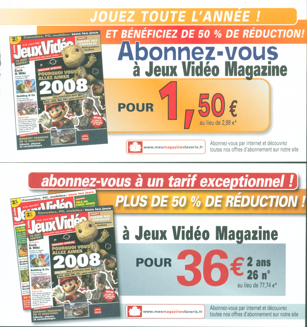Première page de jeuxvideomagazine numero088