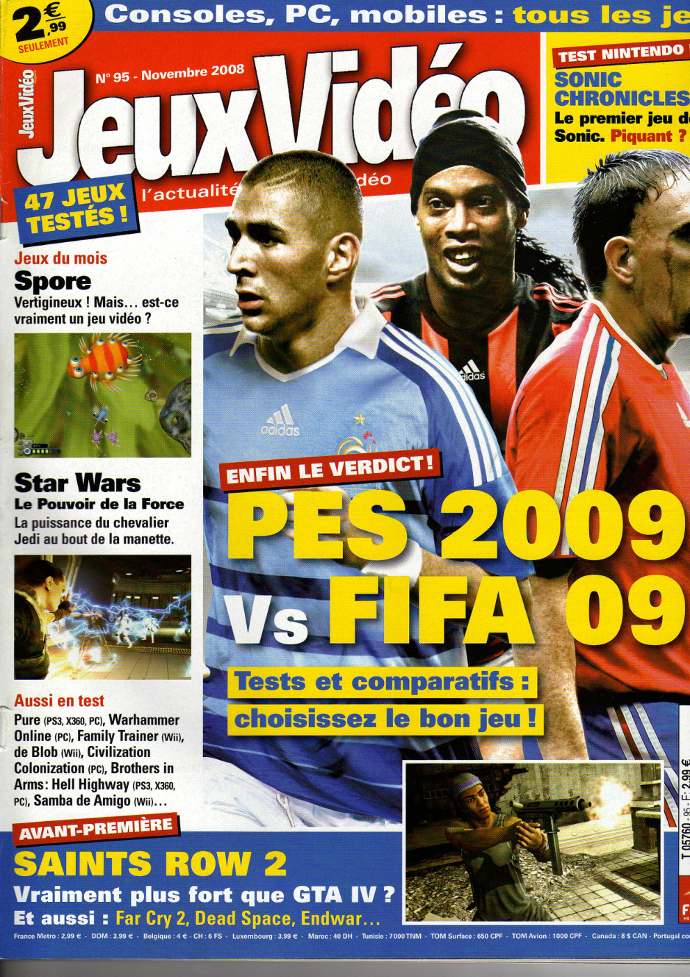 Première page de jeuxvideomagazine numero095