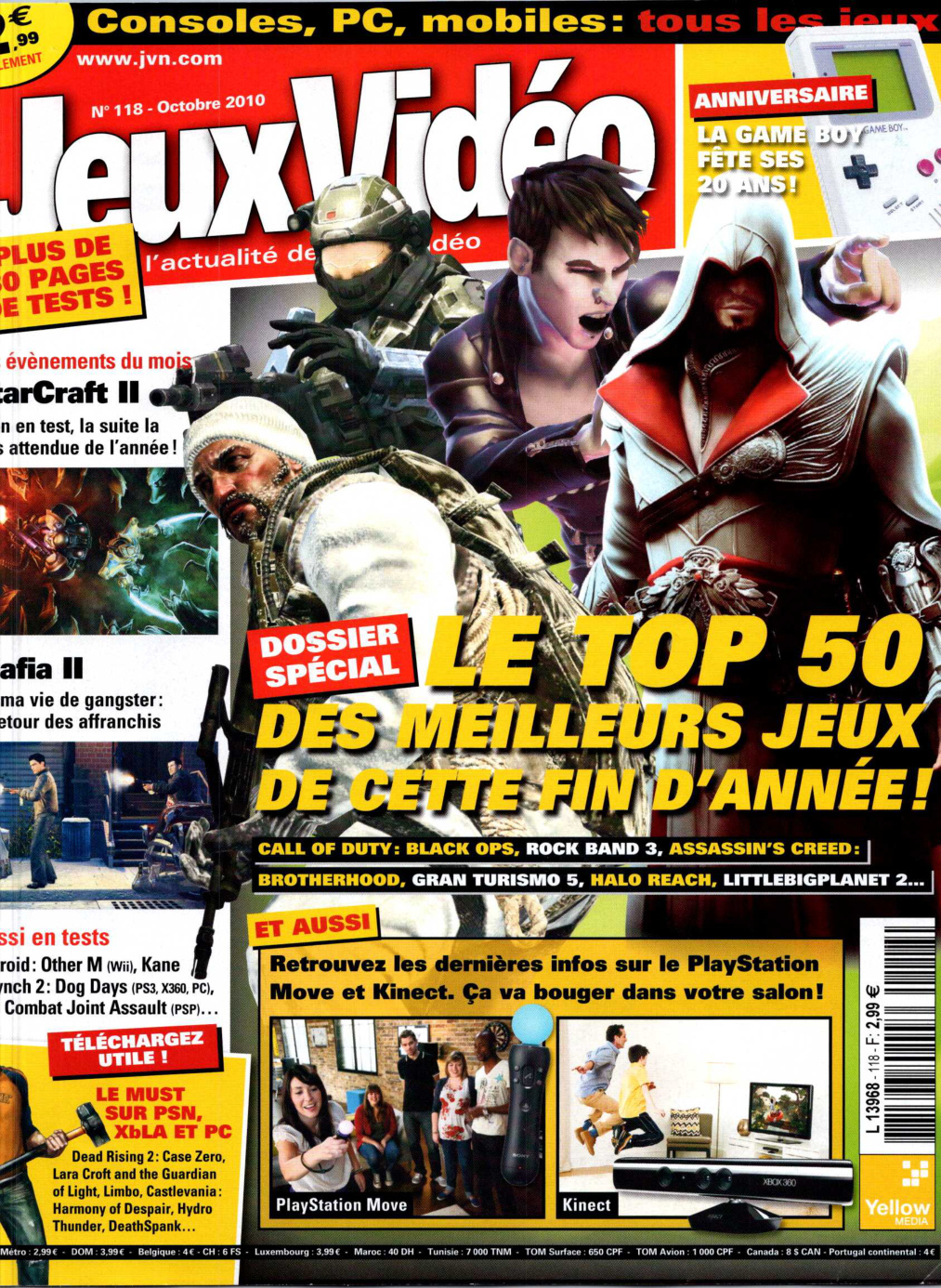 Première page de jeuxvideomagazine numero118
