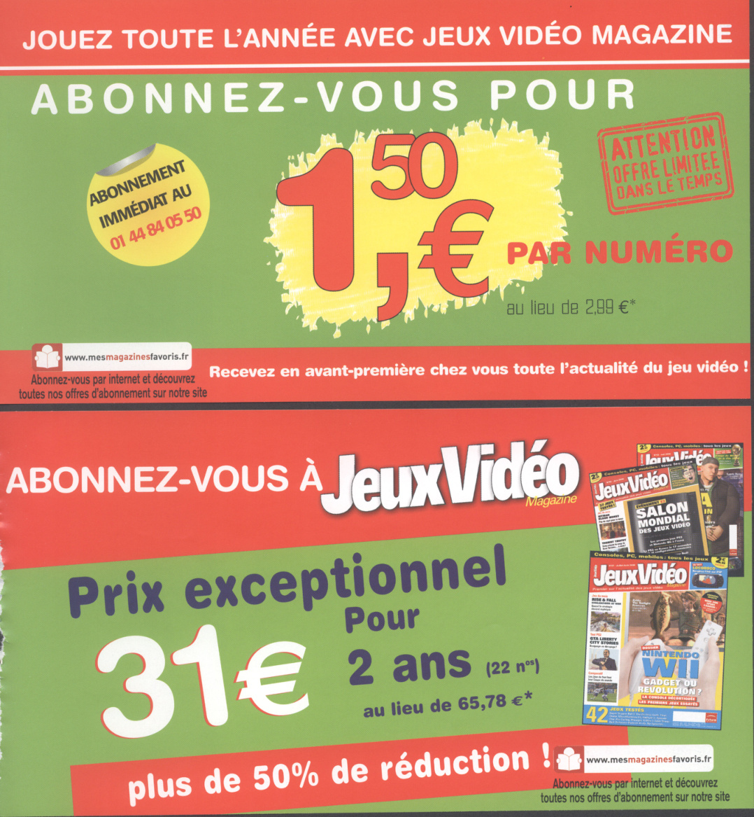 Première page de jeuxvideomagazine numerohs06