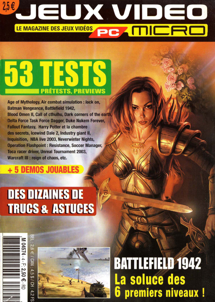 Première page de jeuxvideomicro numero04