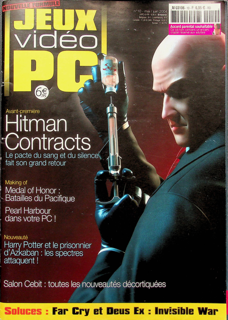 Première page de jeuxvideopc numero10