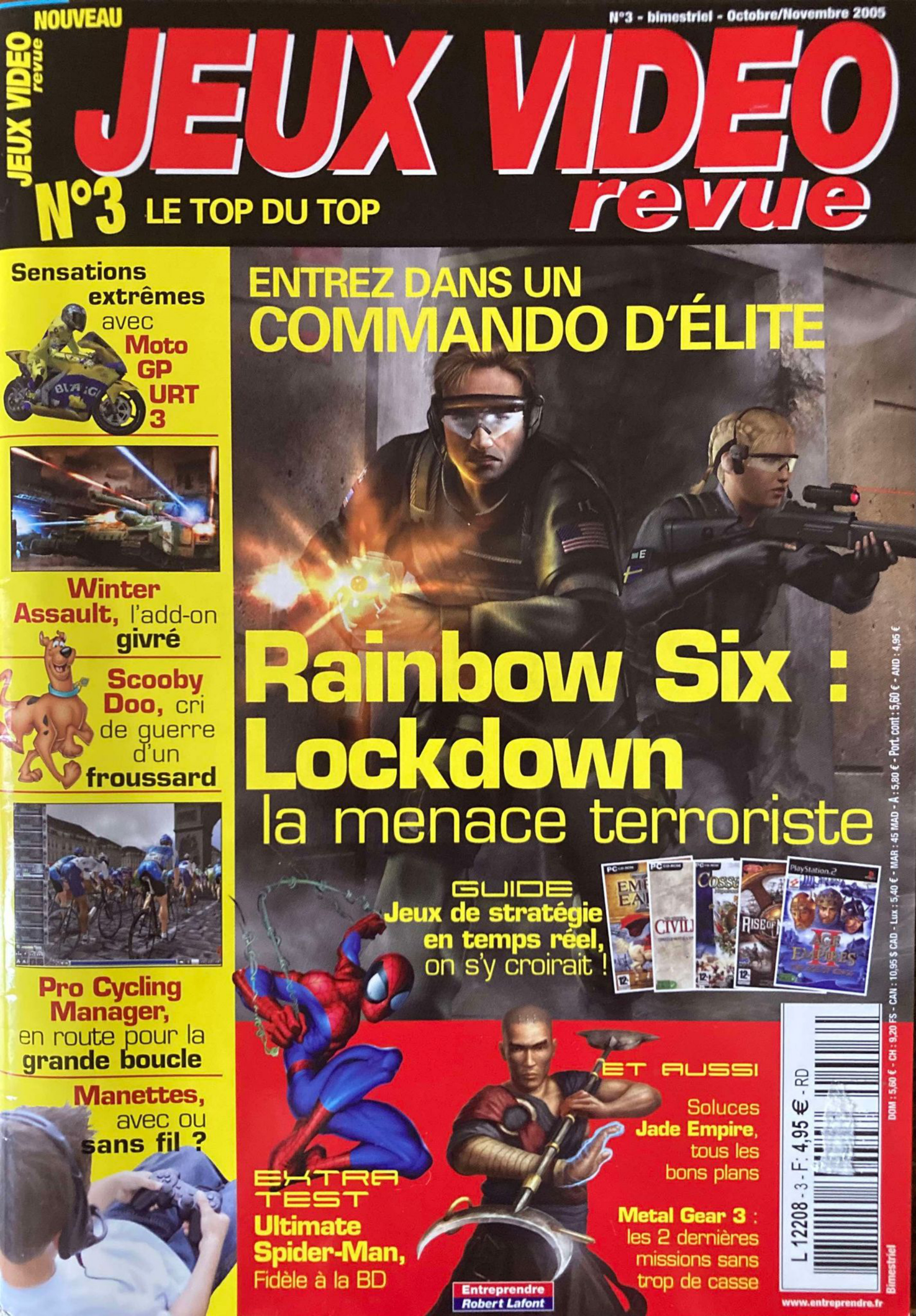 Première page de jeuxvideorevue numero03