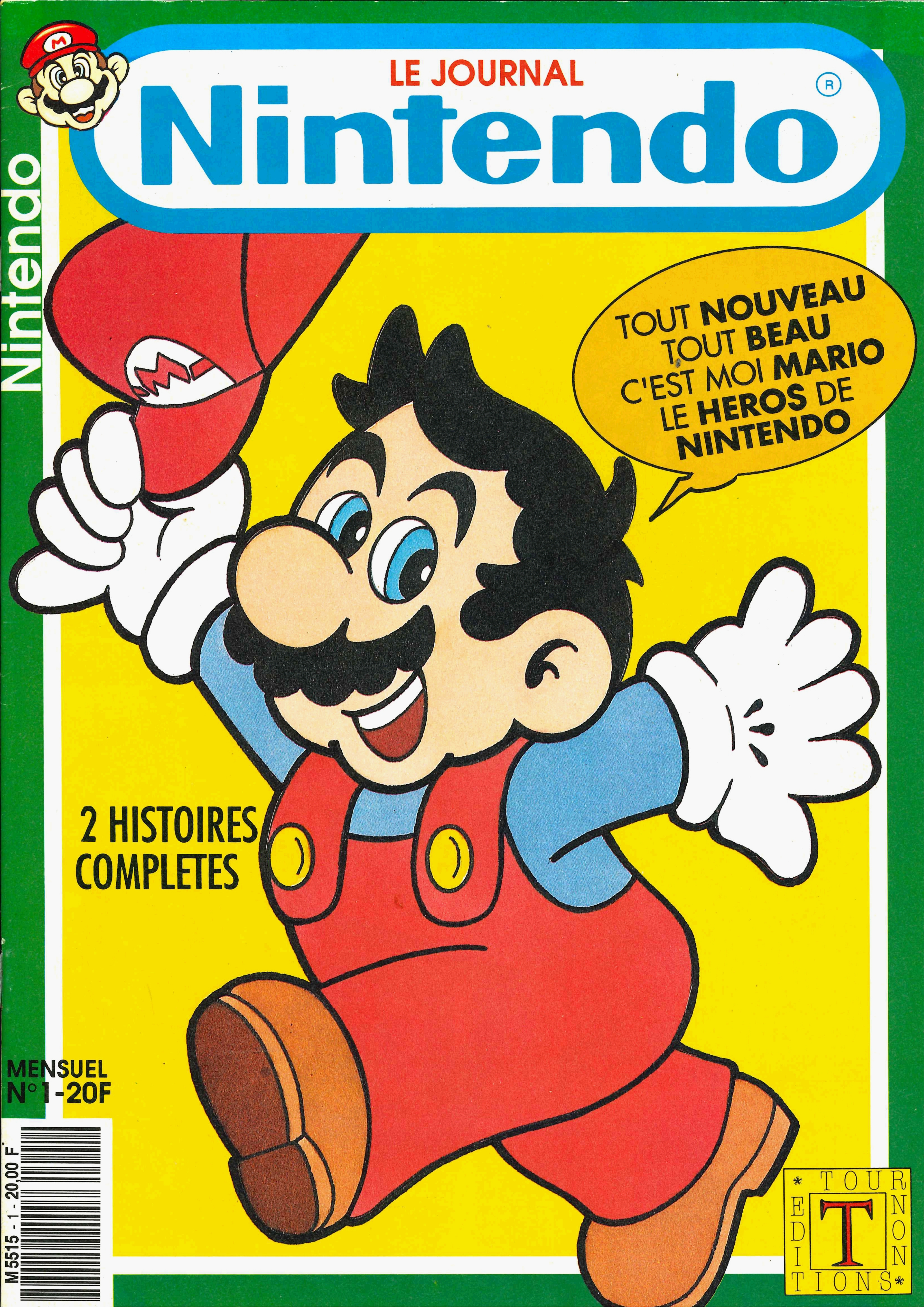 Première page de journalnintendo numero01