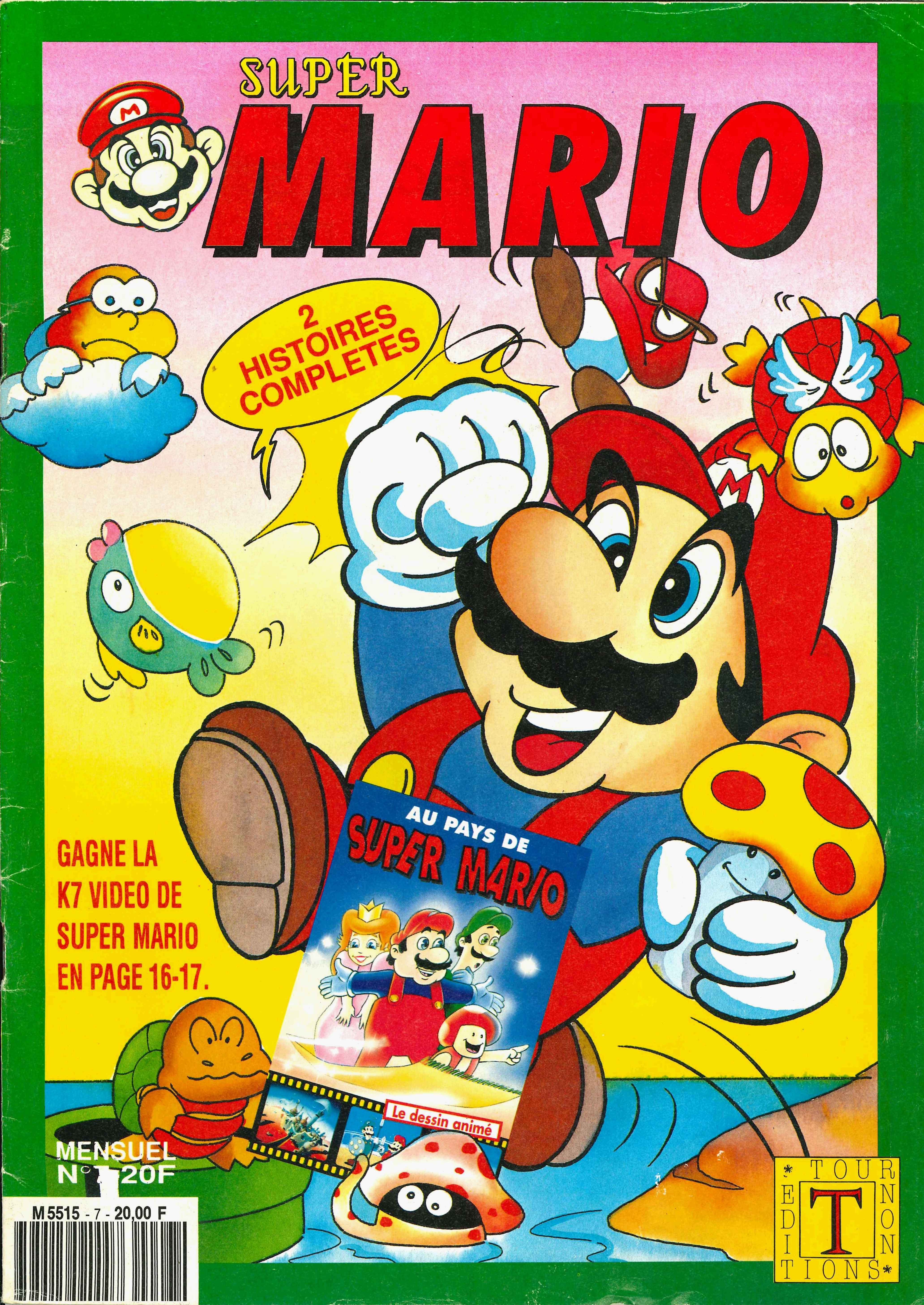 Première page de journalnintendo numero07