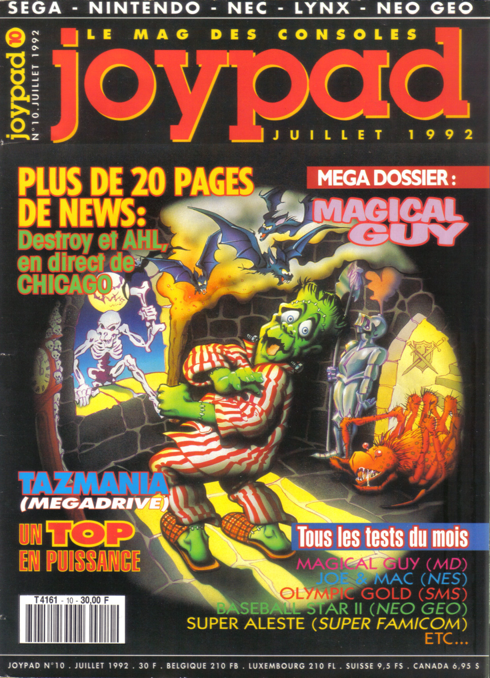 Première page de joypad numero010
