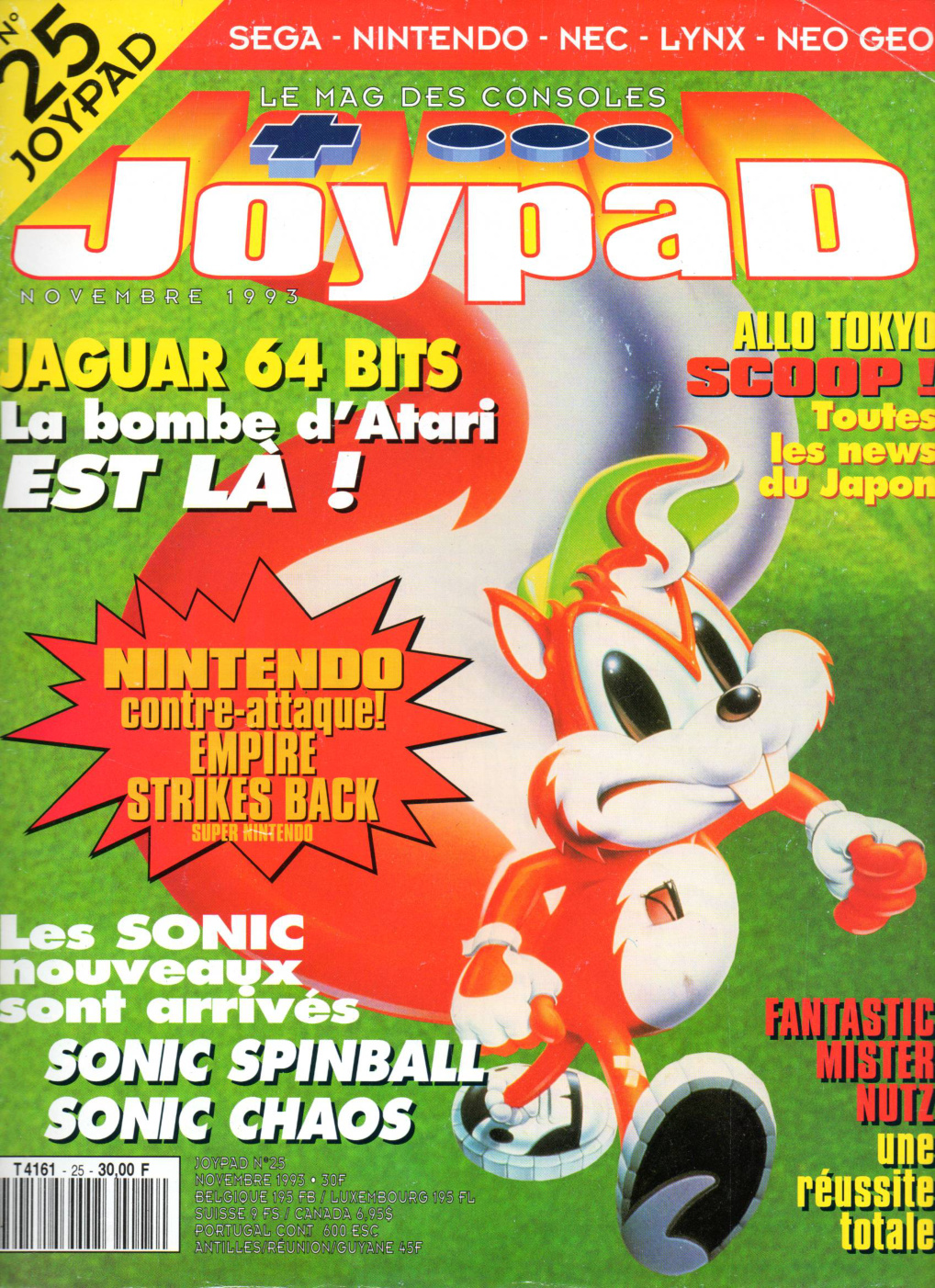 Première page de joypad numero025