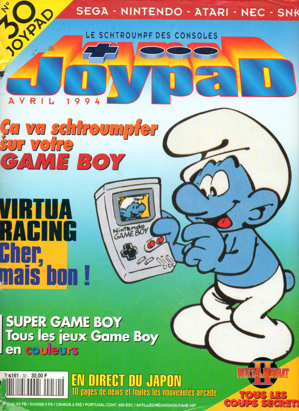 Première page de joypad numero030