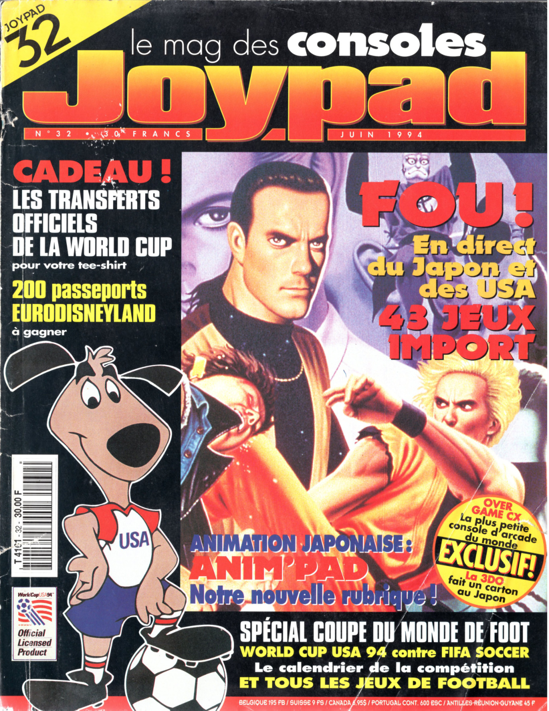 Première page de joypad numero032