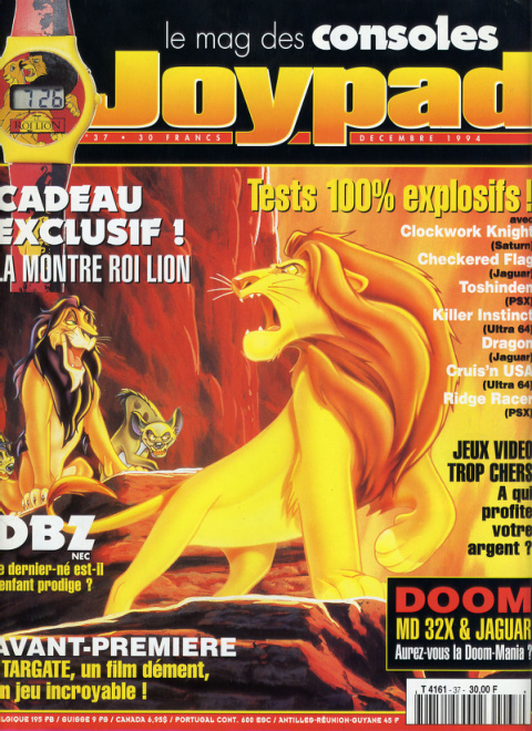 Première page de joypad numero037