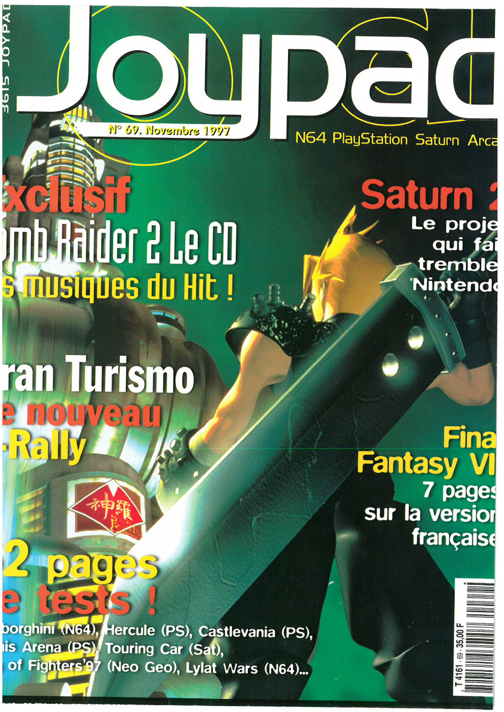 Première page de joypad numero069
