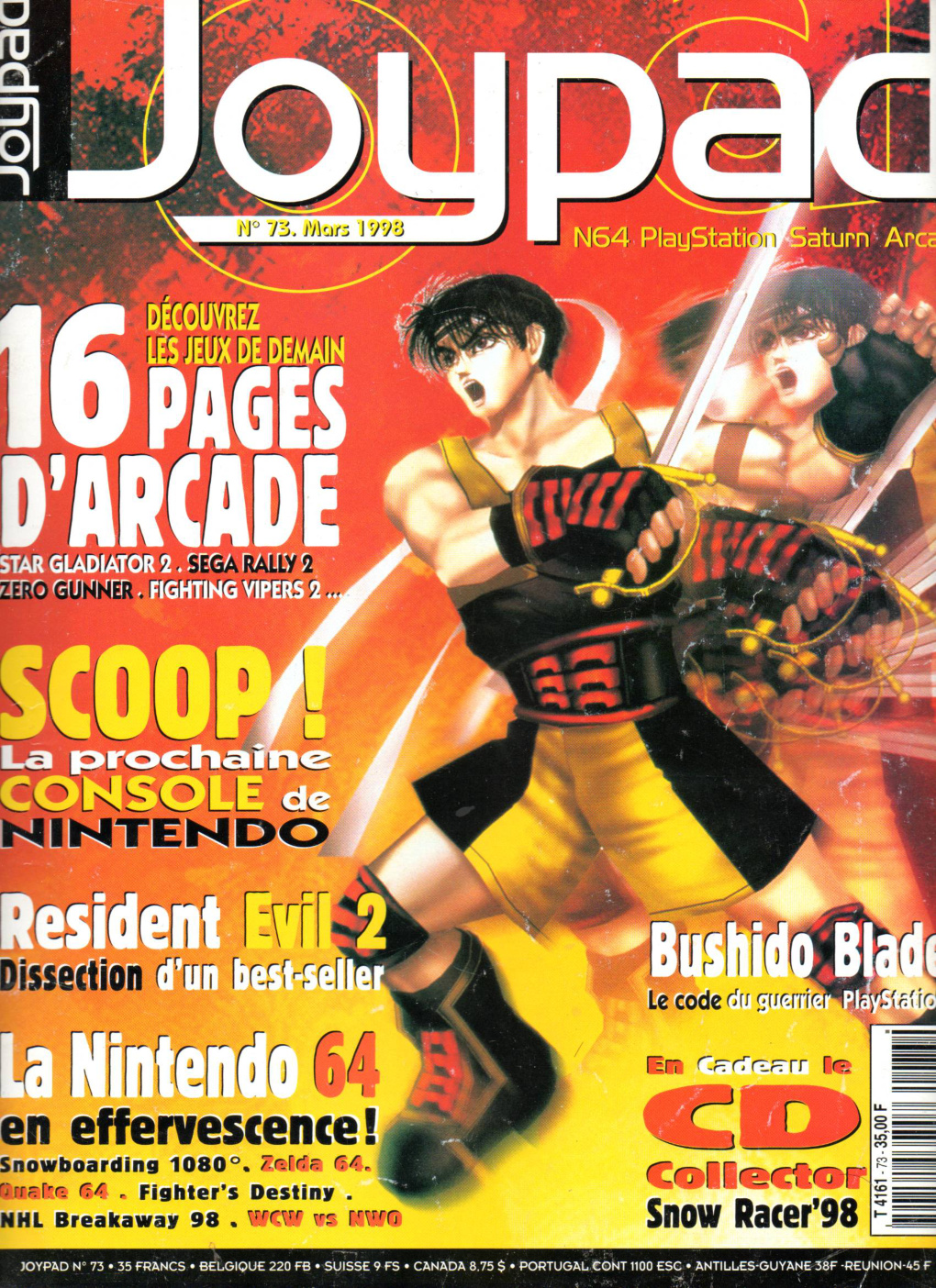 Première page de joypad numero073