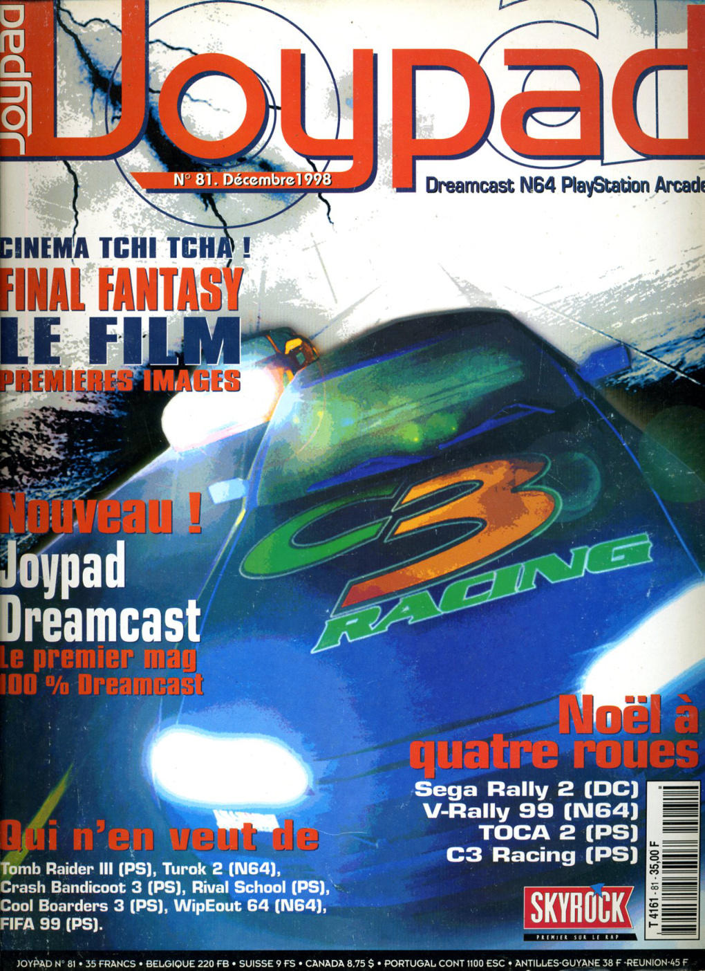 Première page de joypad numero081