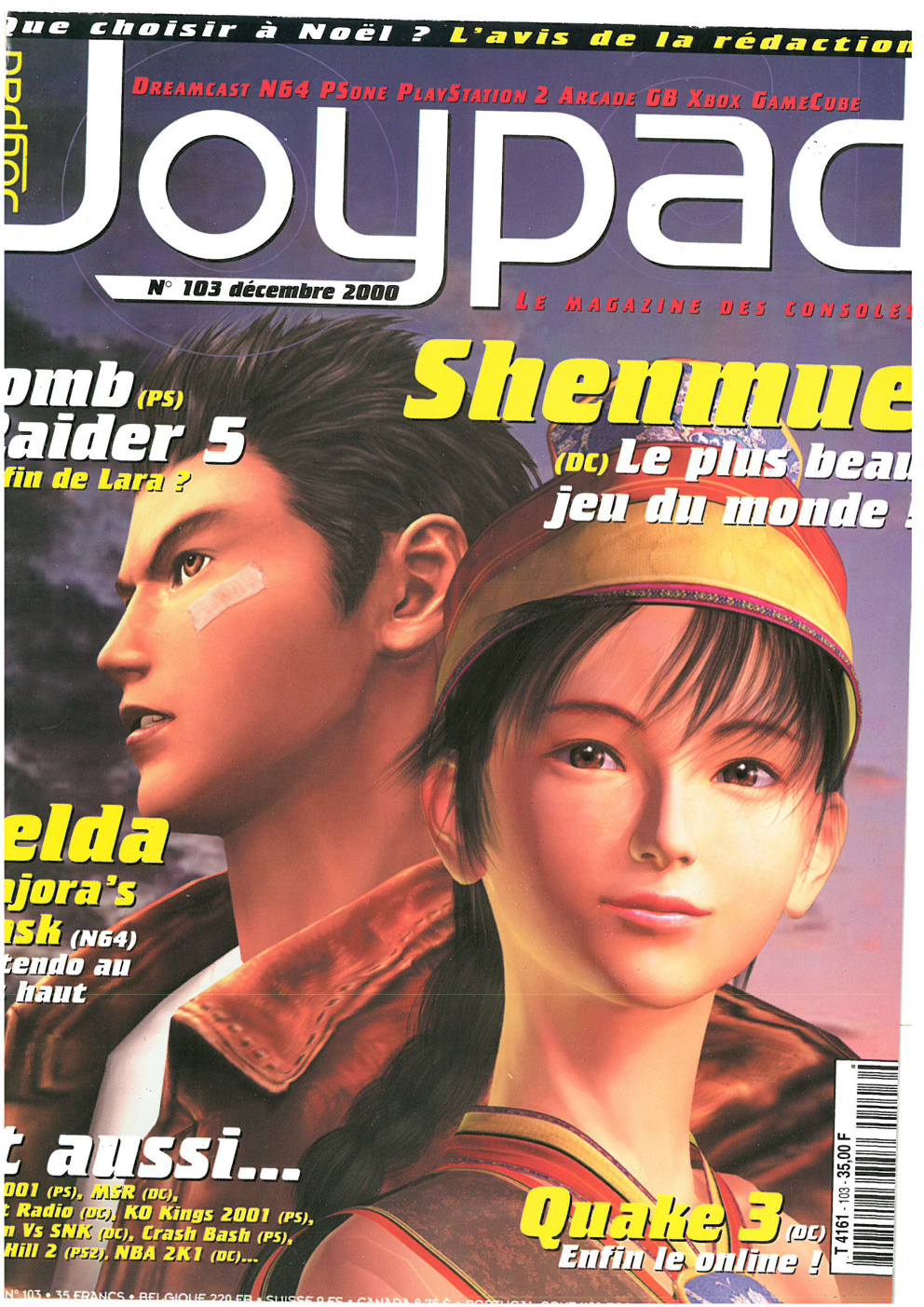 Première page de joypad numero103