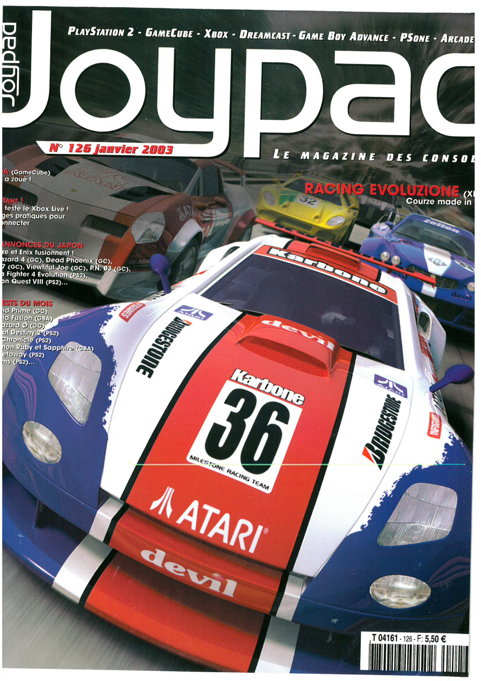 Première page de joypad numero126